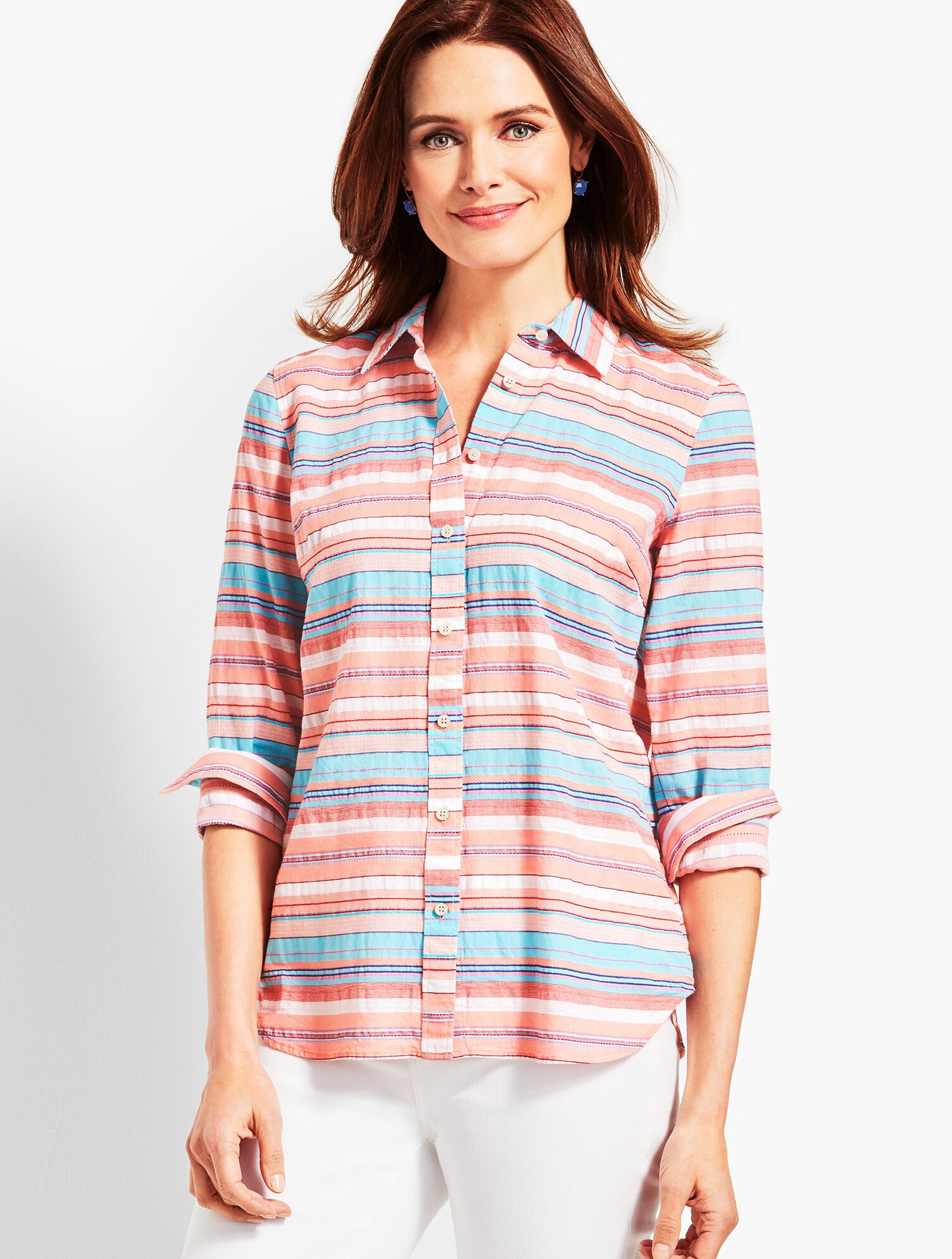 The Classic Casual Shirt - Sunset Stripe