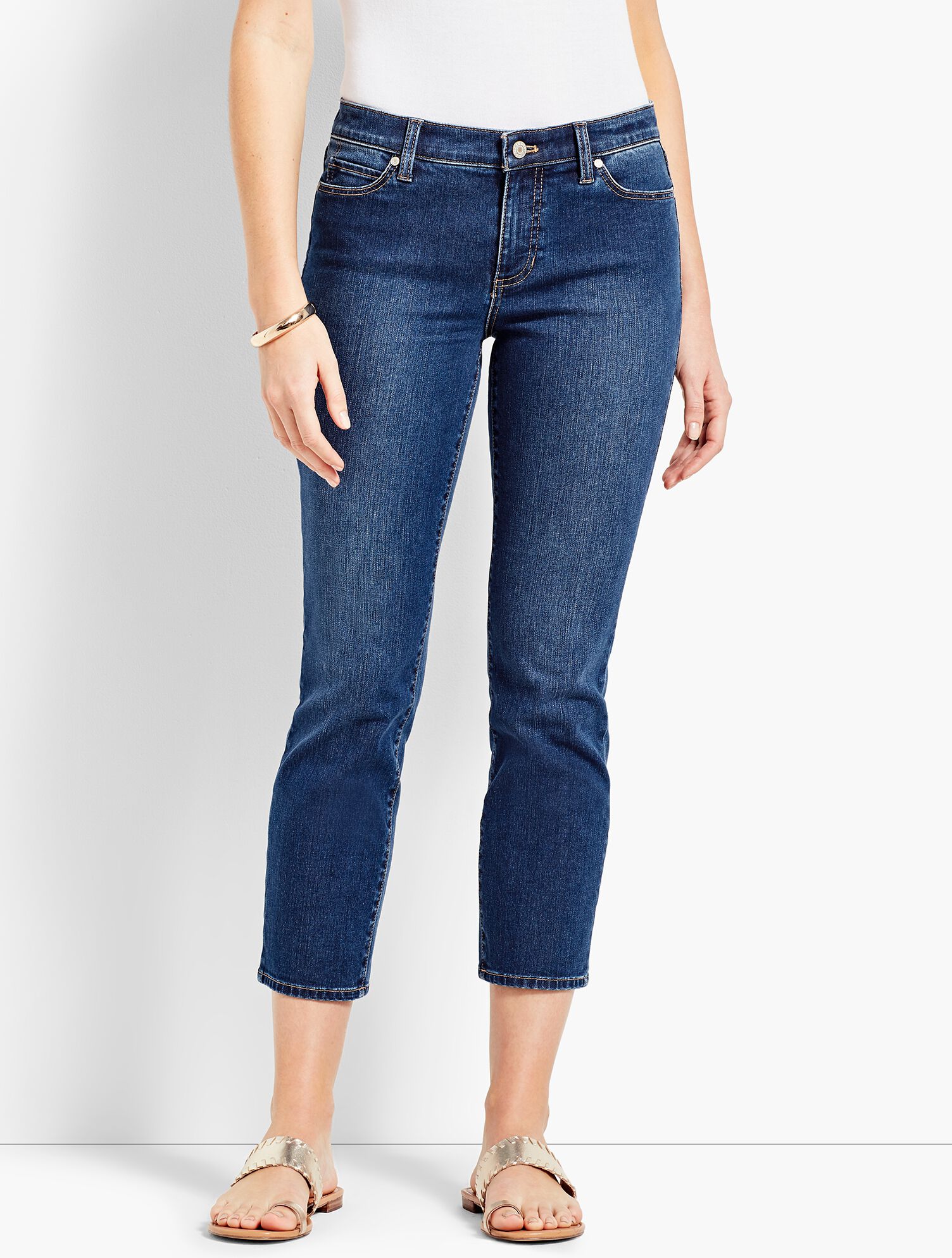 Denim Straight Crop - Decker Wash