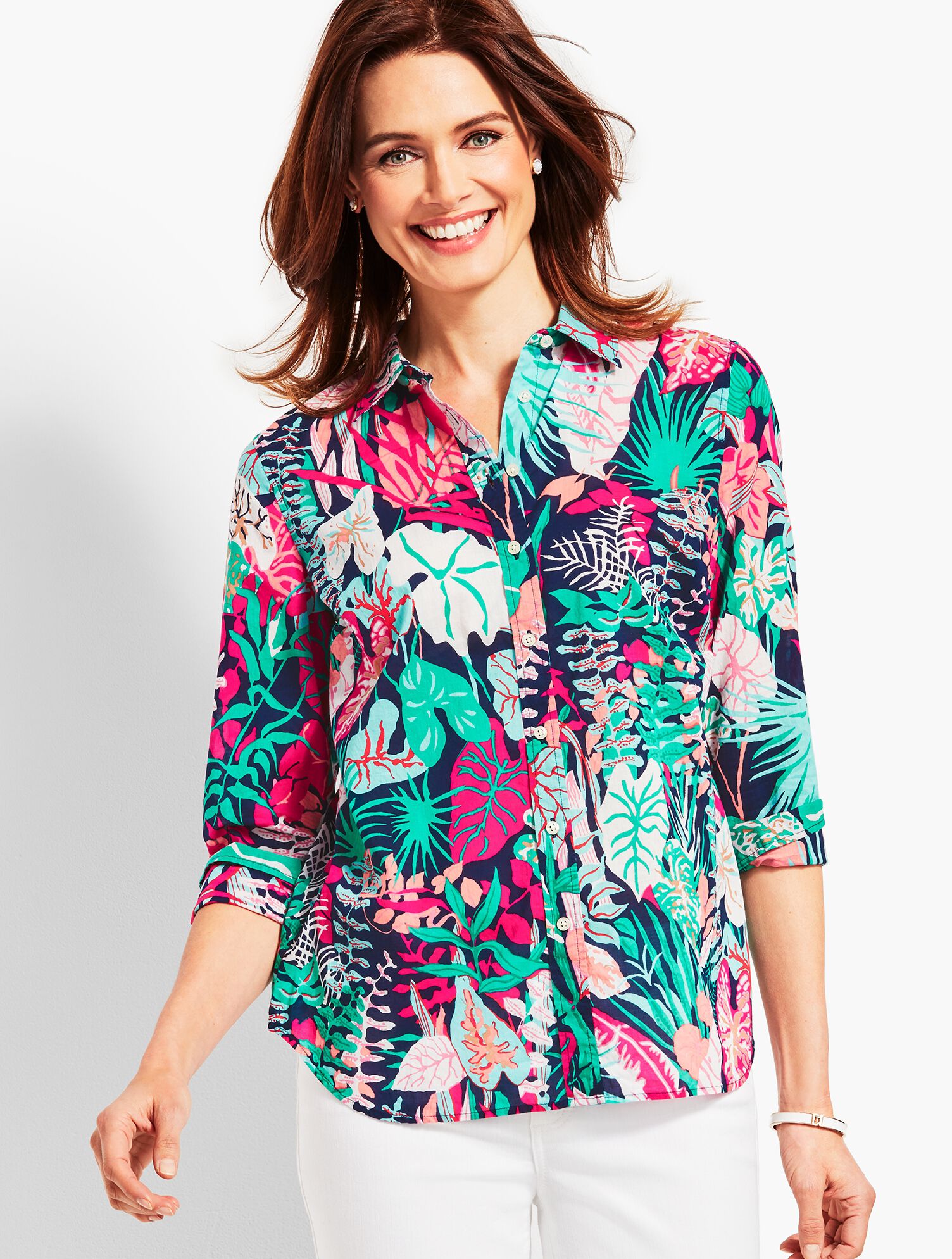 The Classic Casual Shirt - Jungle Botanical
