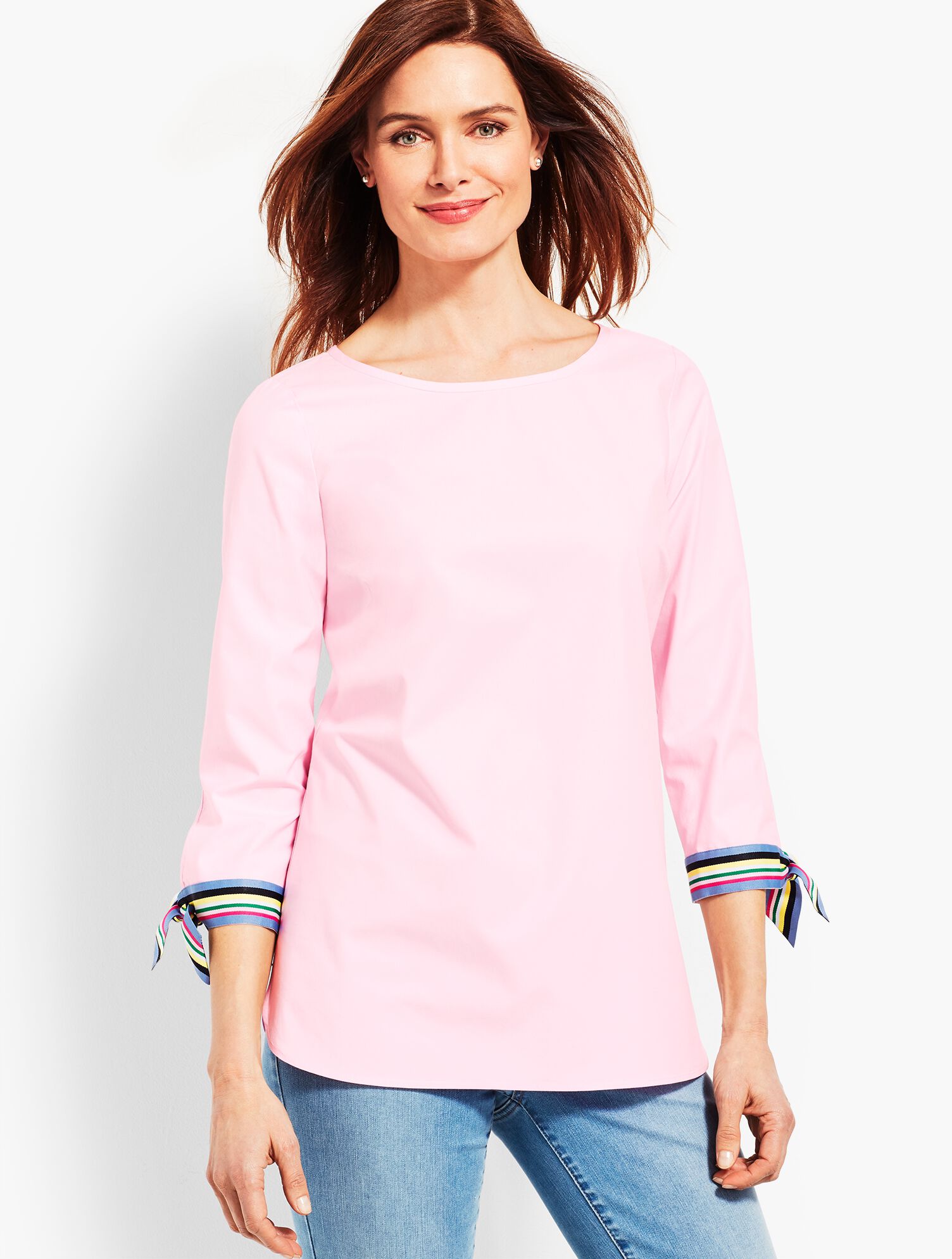 Grosgrain-Ribbon-Tie Top