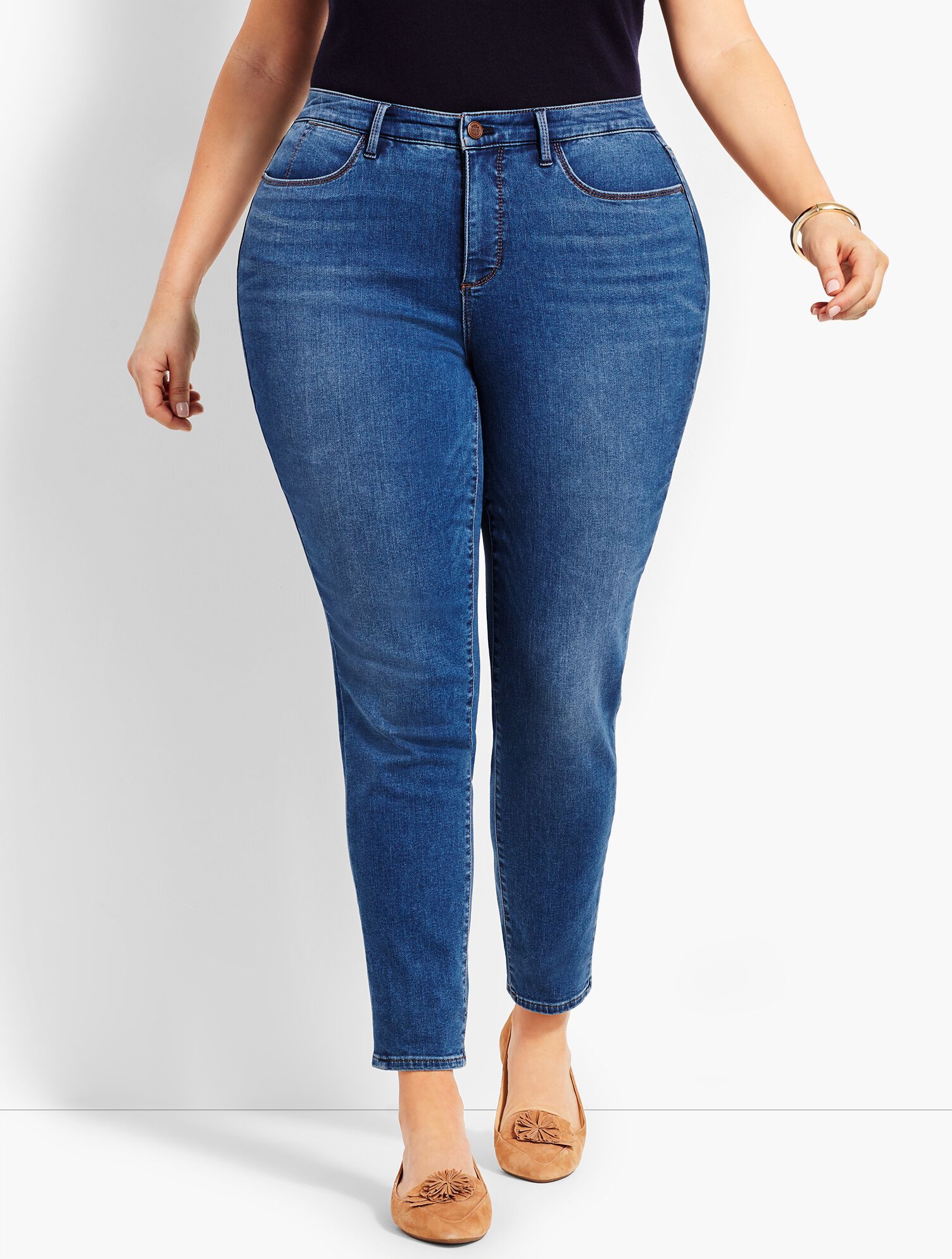 Plus Size Denim Jegging - Curvy Fit/Cove Wash