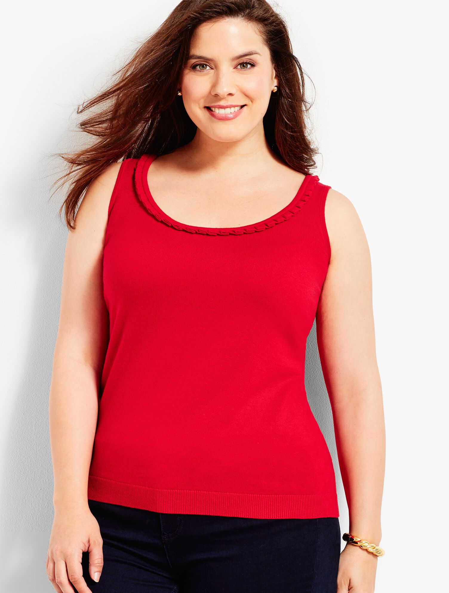 Pleated-Neck Shell