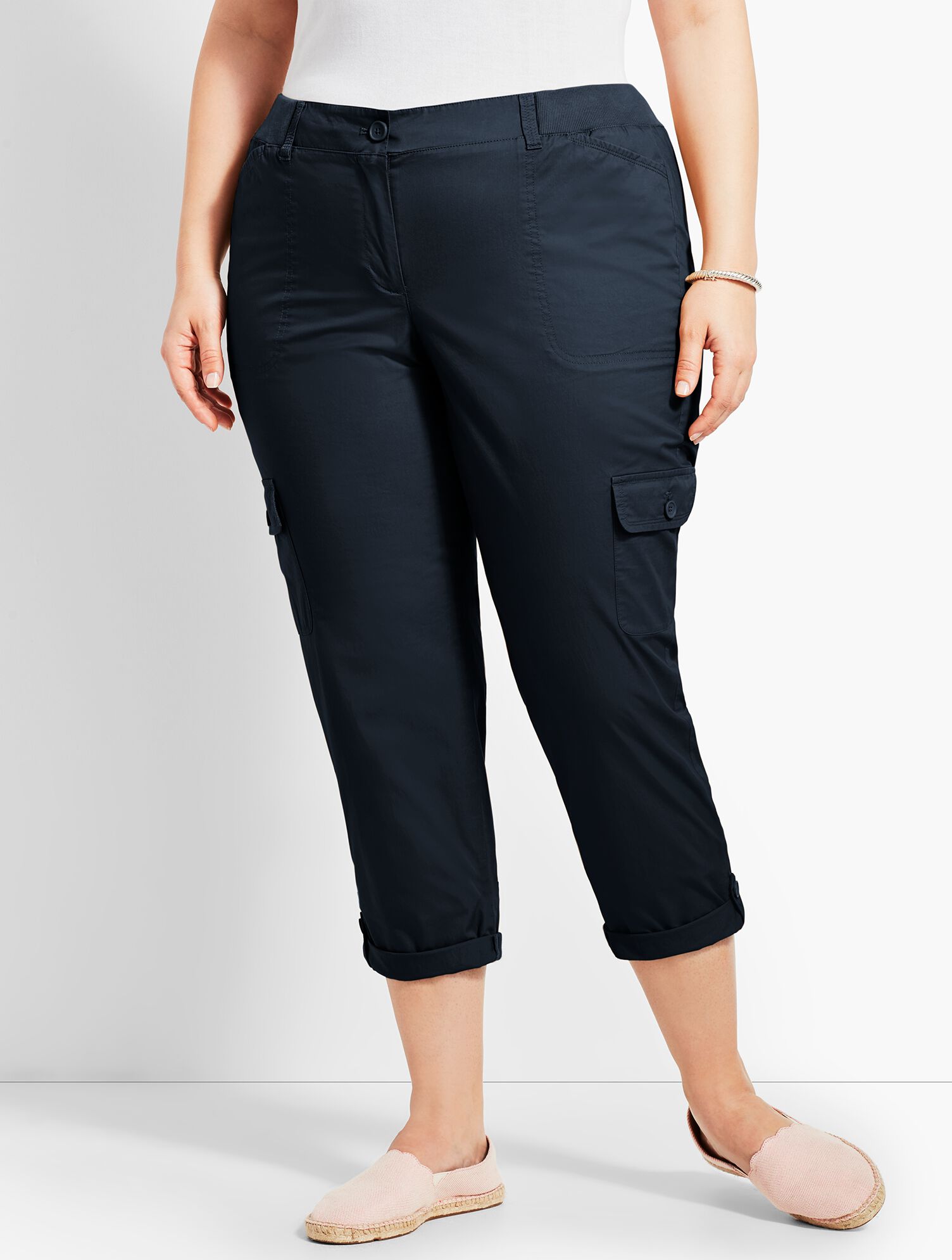 Poplin Relaxed Crop