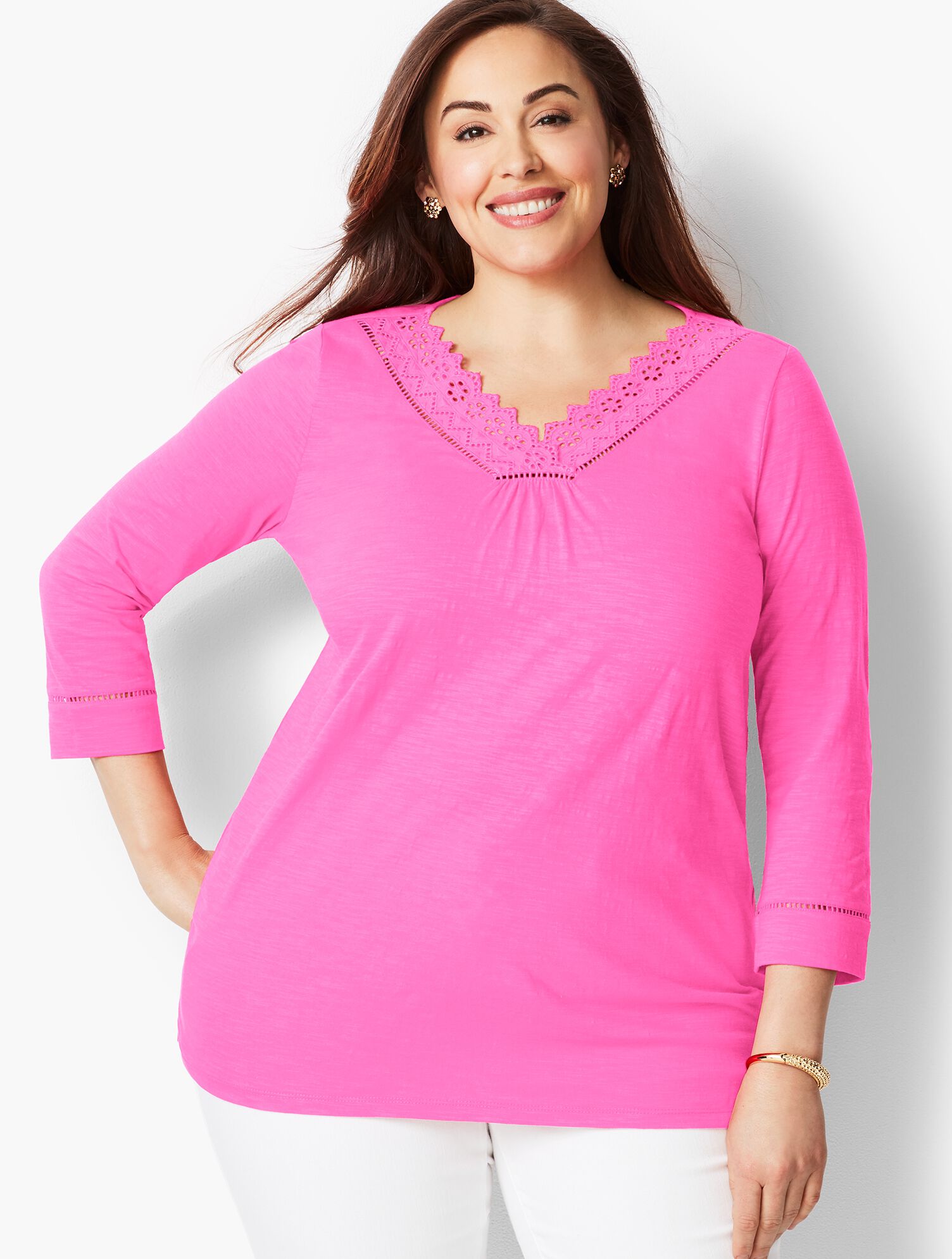 Cotton Eyelet Tunic