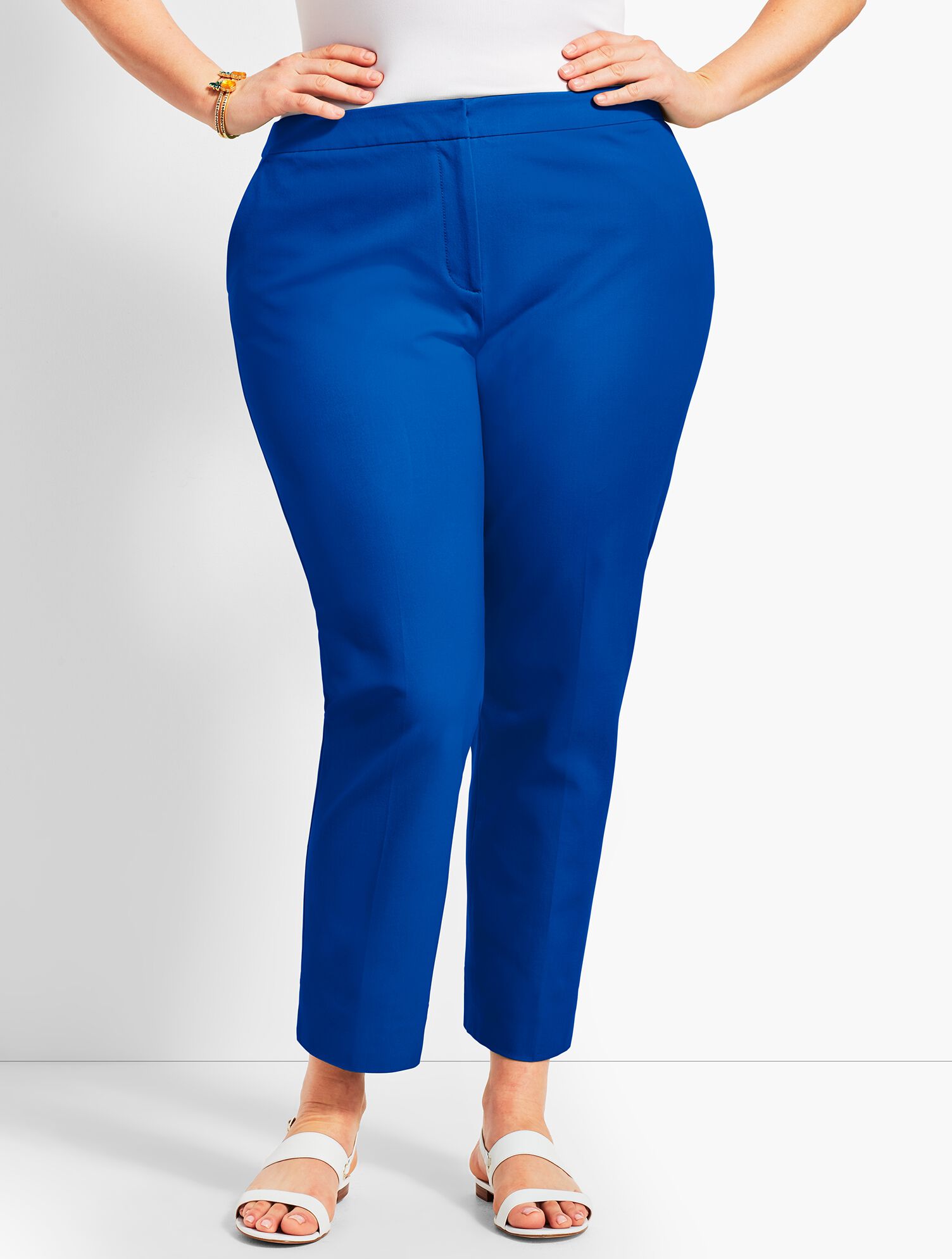 Plus Size Exclusive Talbots Hampshire Ankle Pant - Curvy Fit