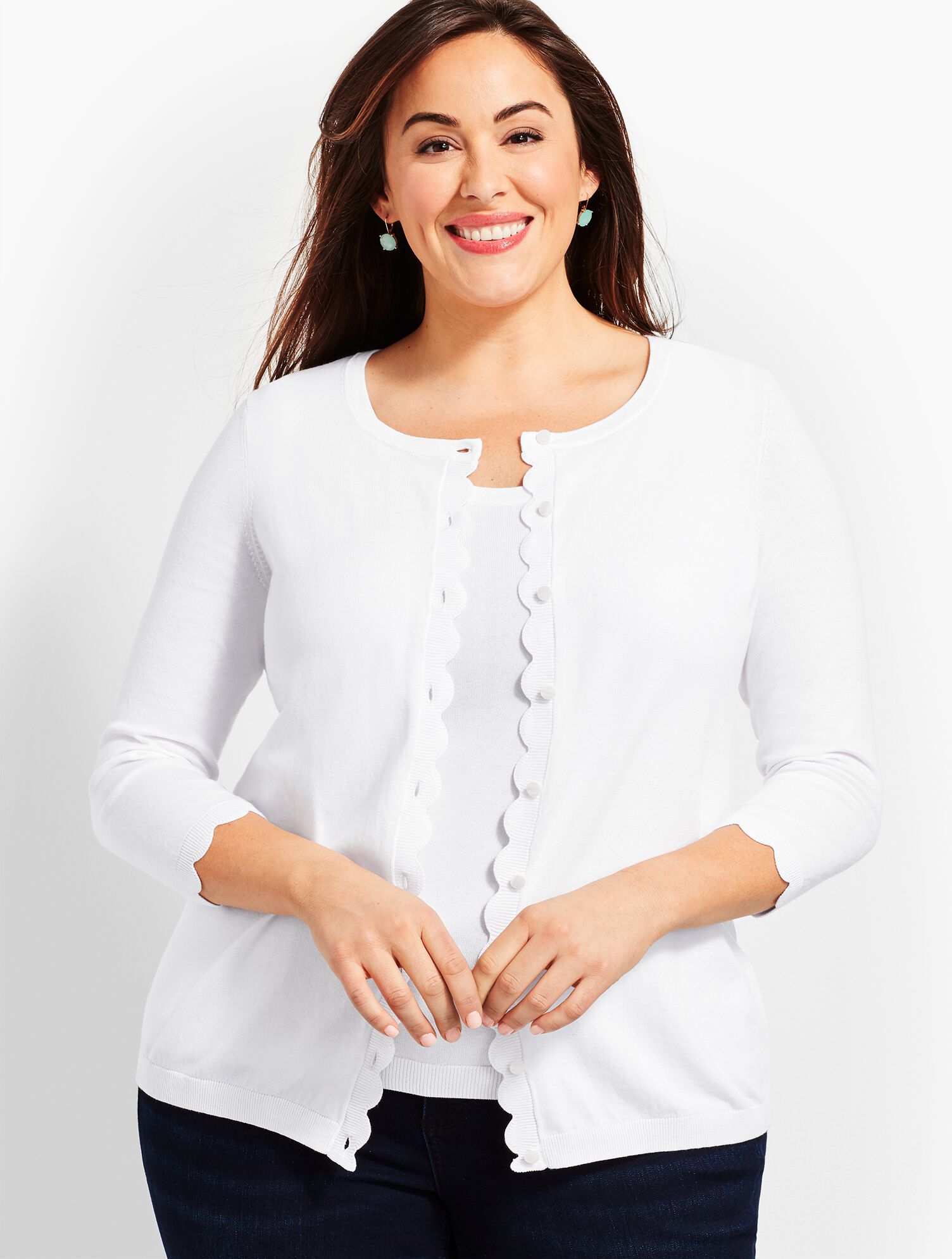 Charming Cardigan - Scalloped Edge