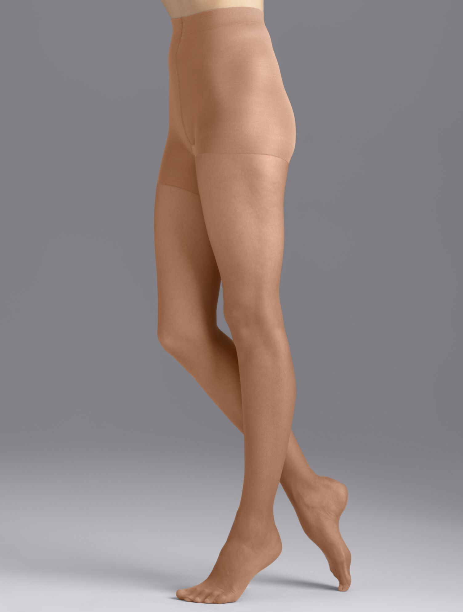 Plus Size Control Top Hosiery