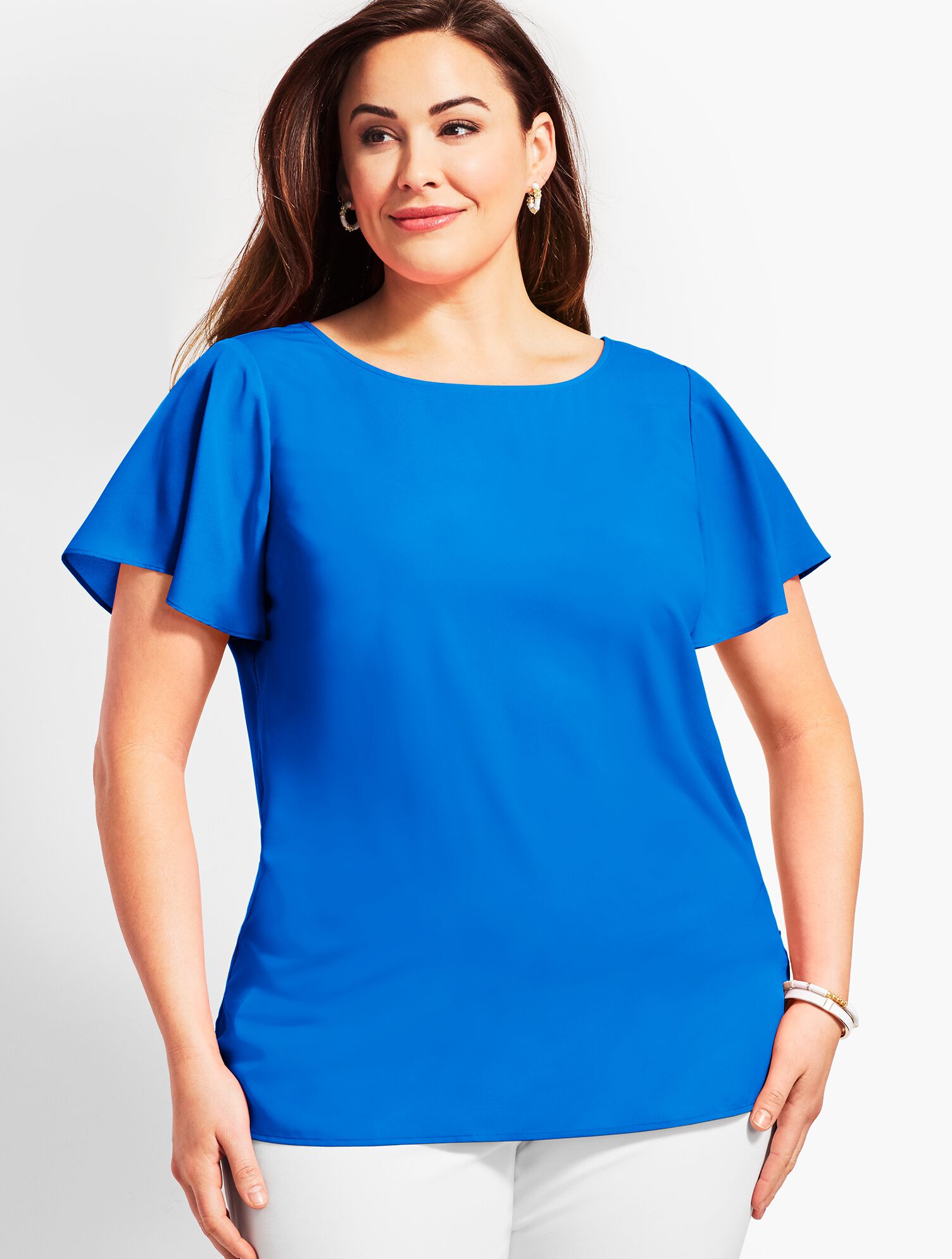 Soft V-Neck Back Top