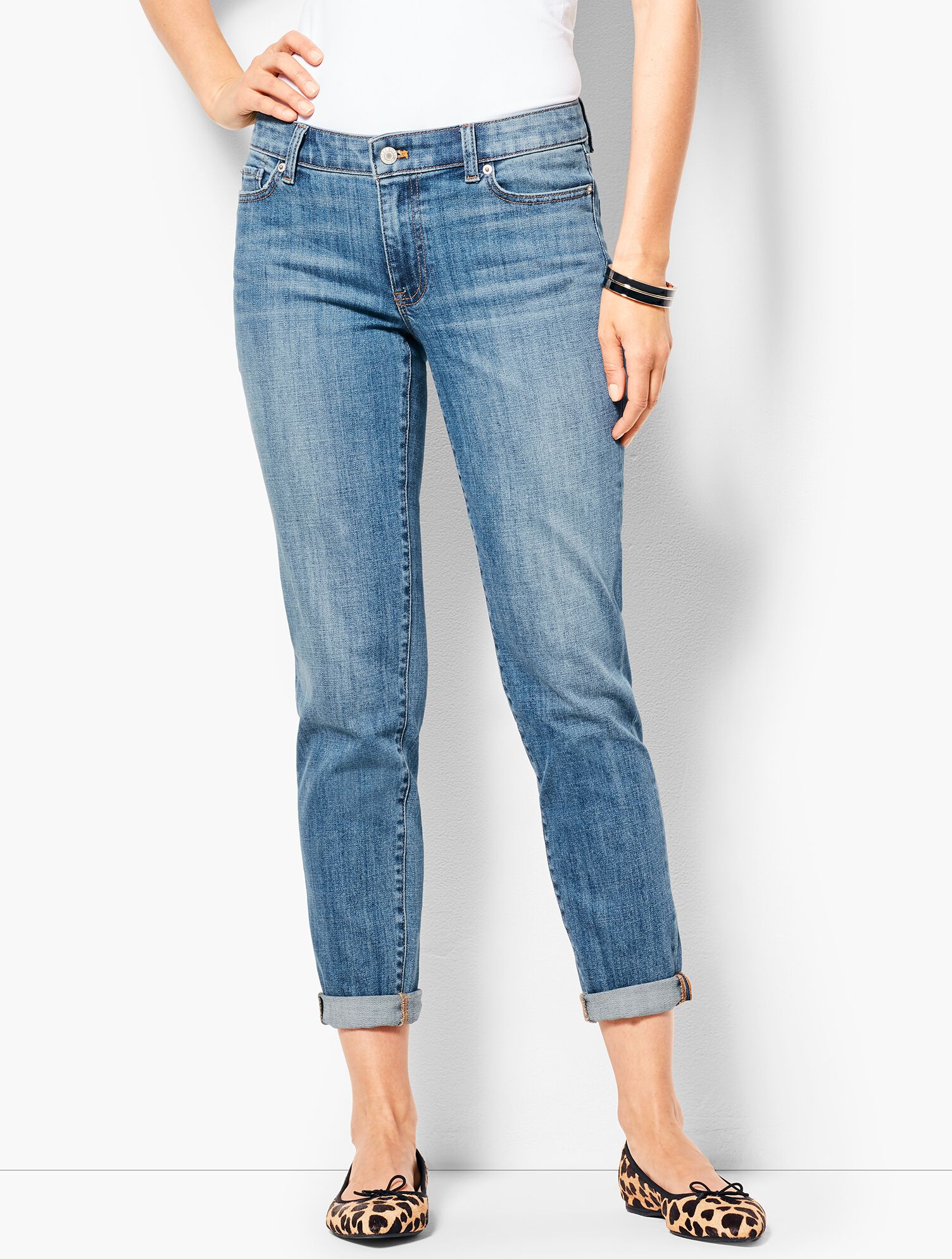 Girlfriend Jeans - Cosmo Wash