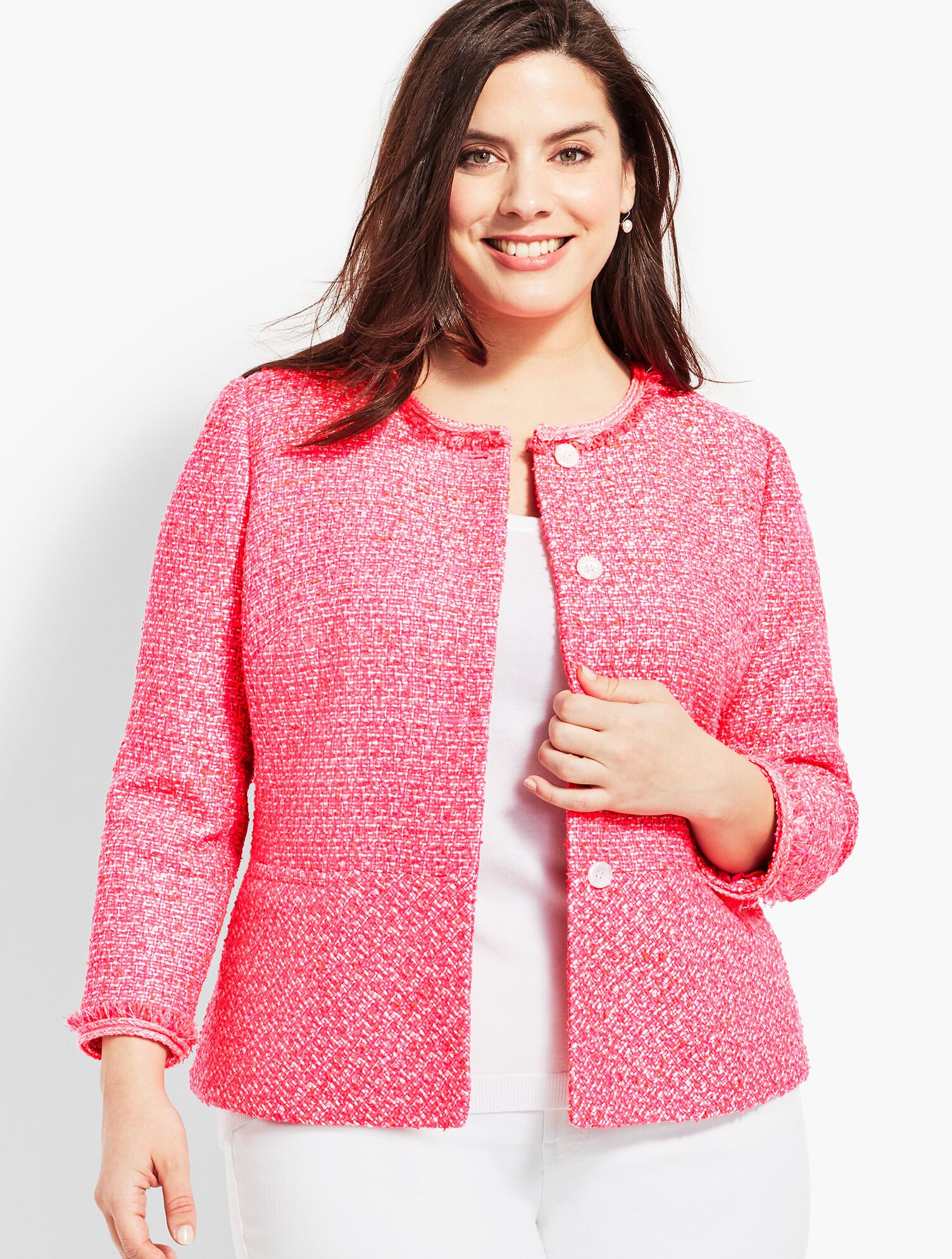 Tweed Peplum Jacket