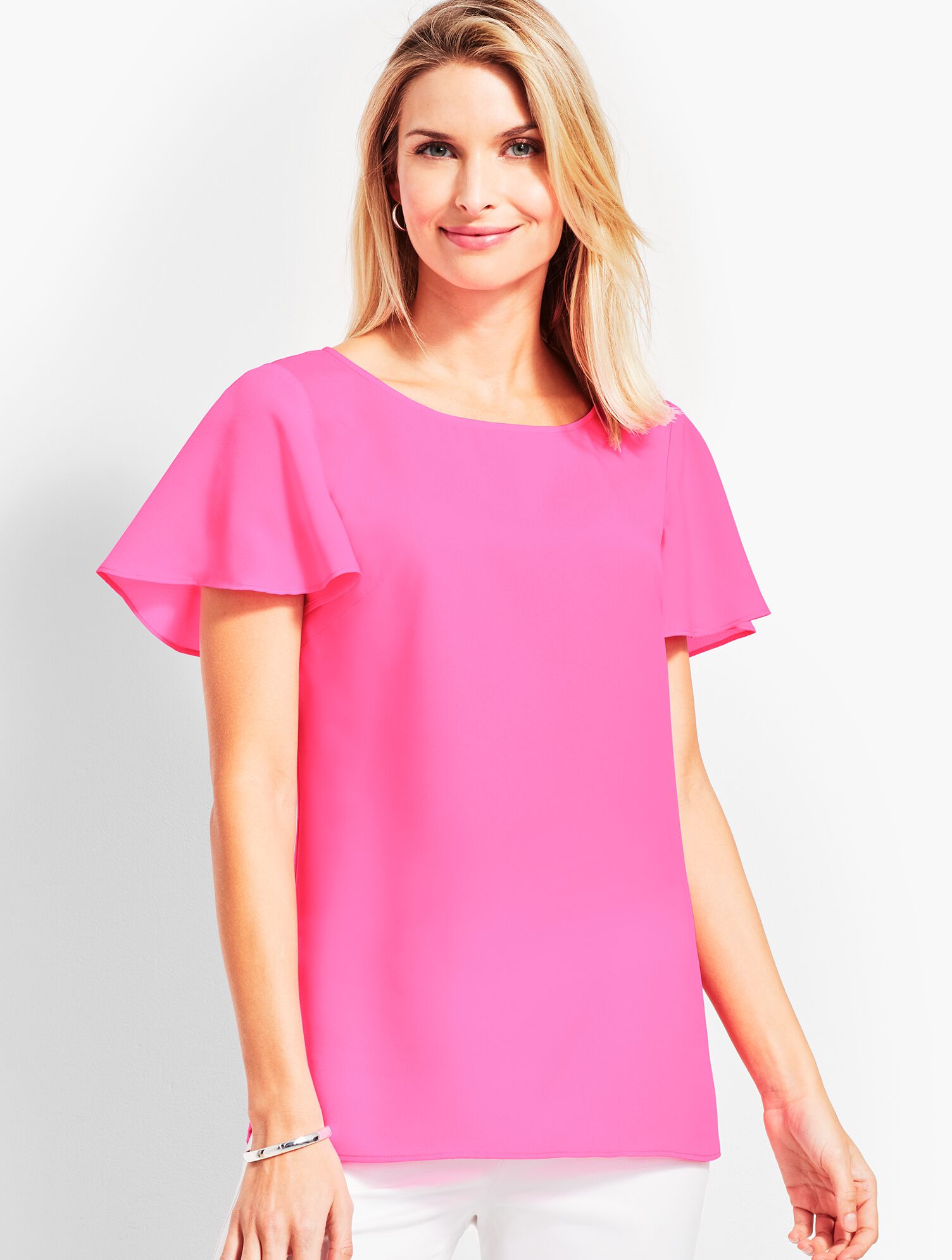 Soft V-Neck Back Top