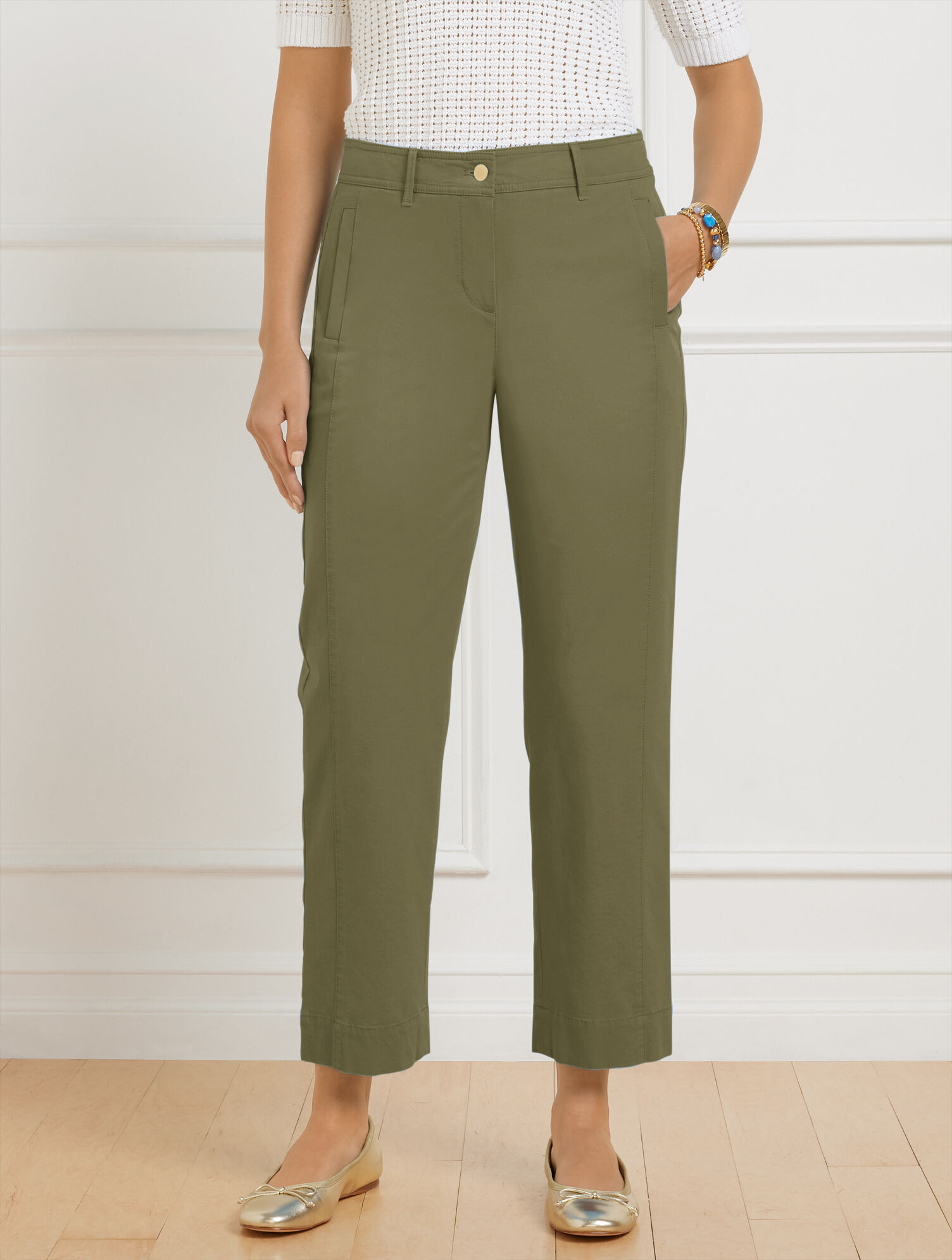 Straight Crop Pants