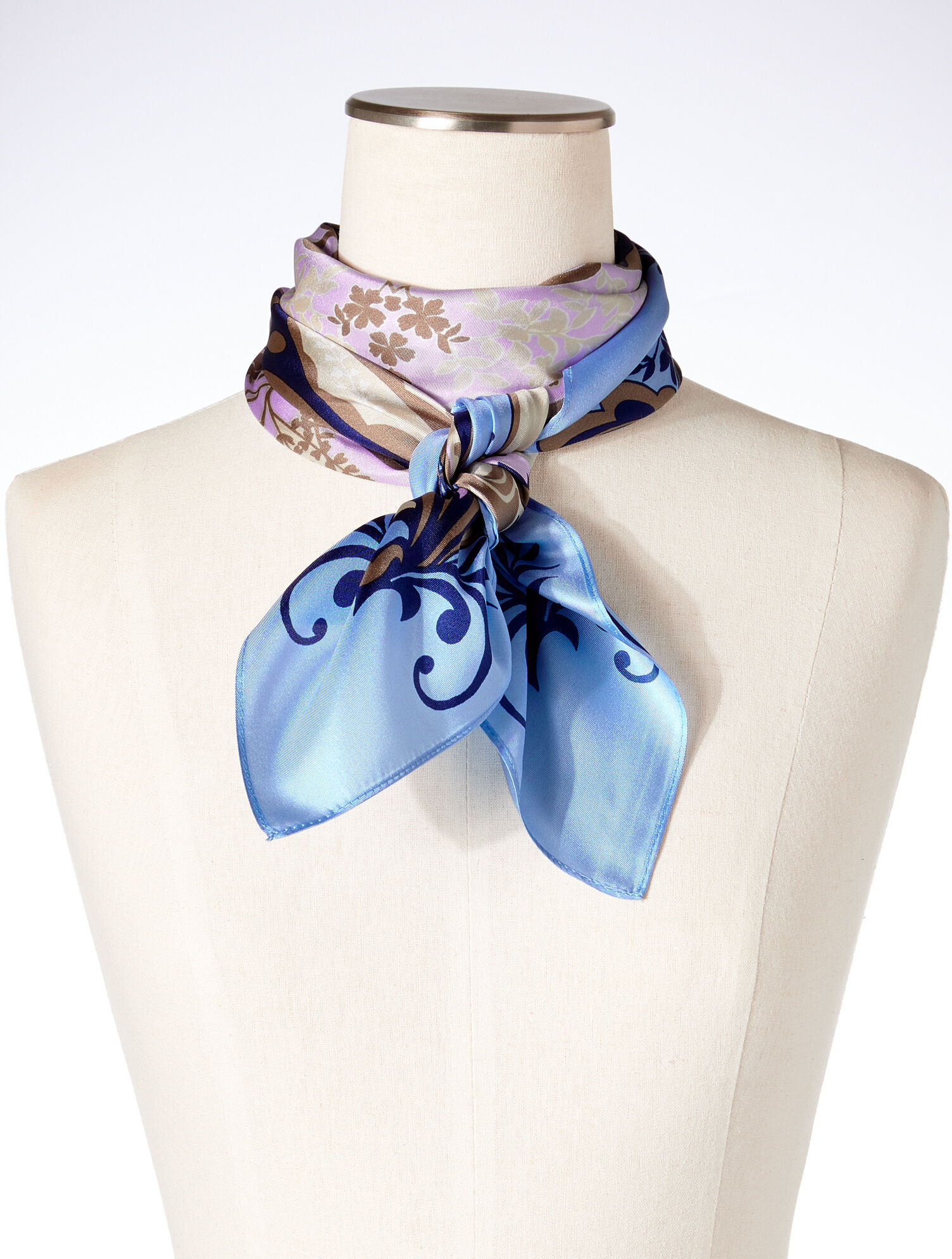 Garden Paisley Square Scarf