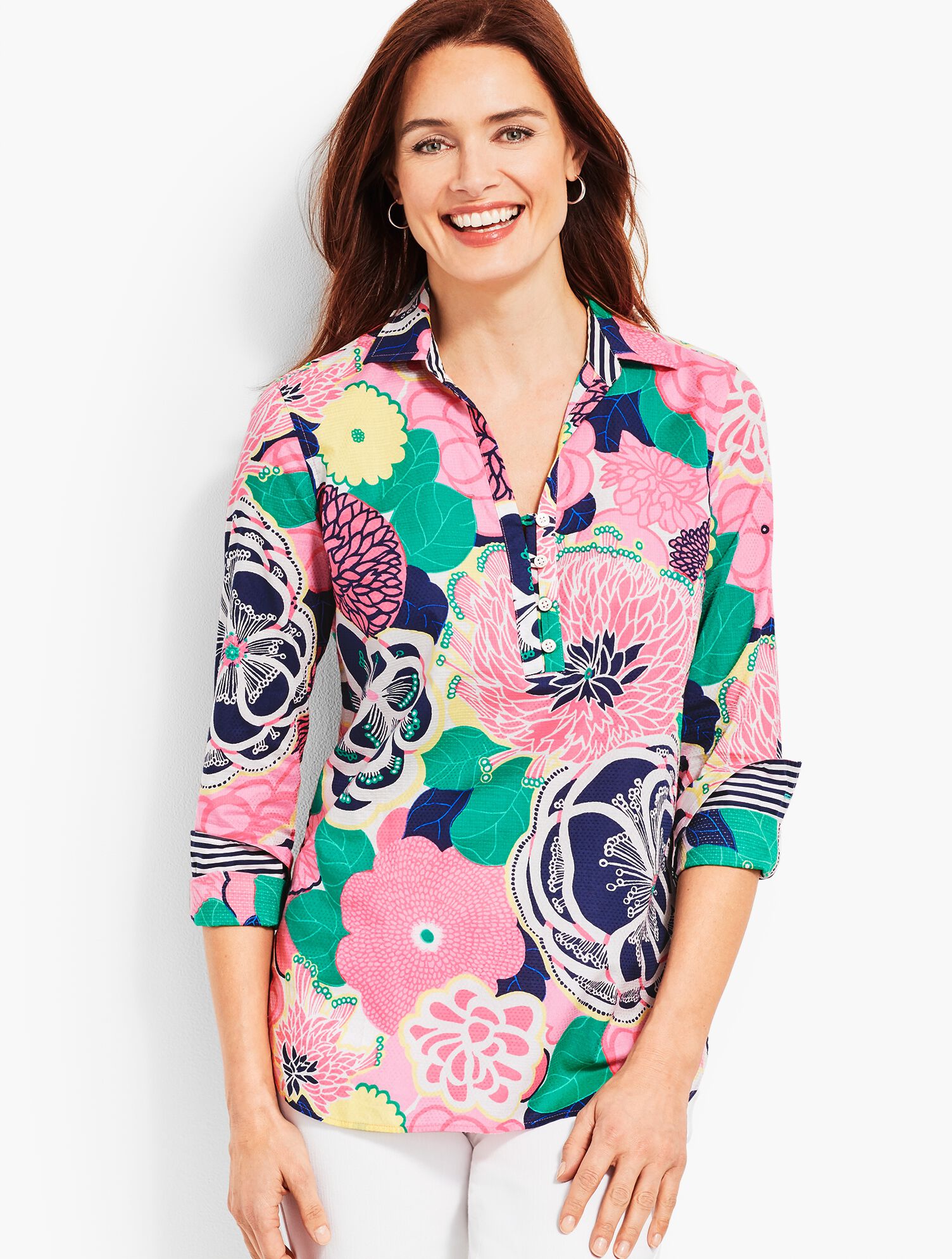 Cotton Popover Tunic