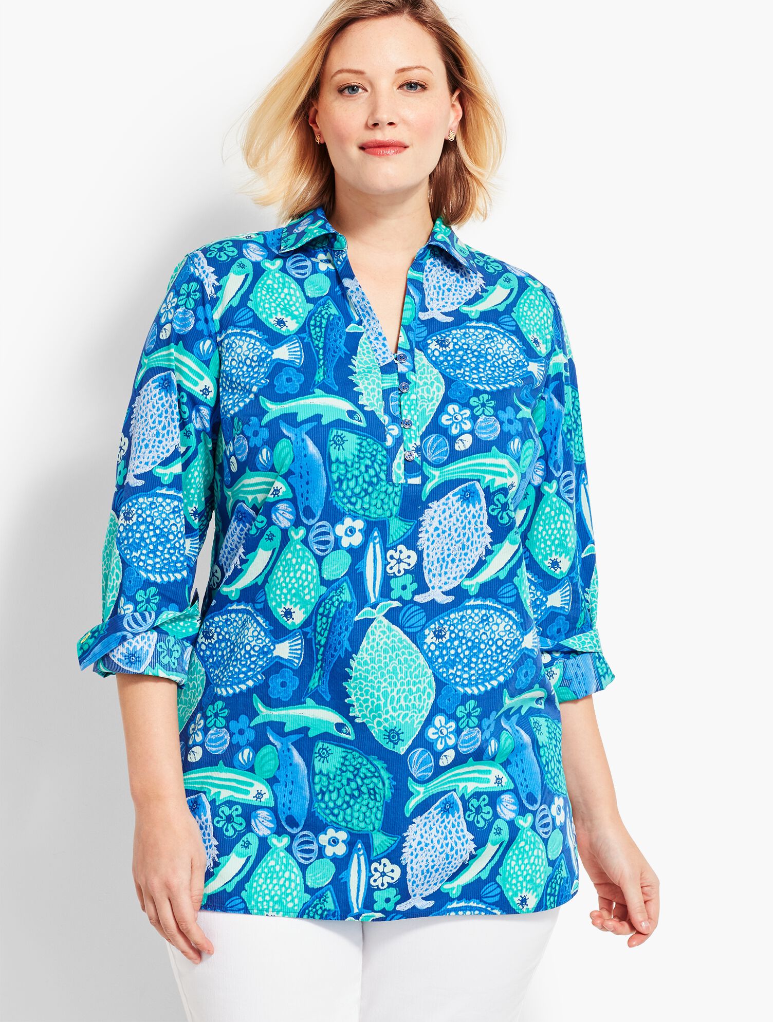 The Classic Casual Popover - Under-the-Sea Print