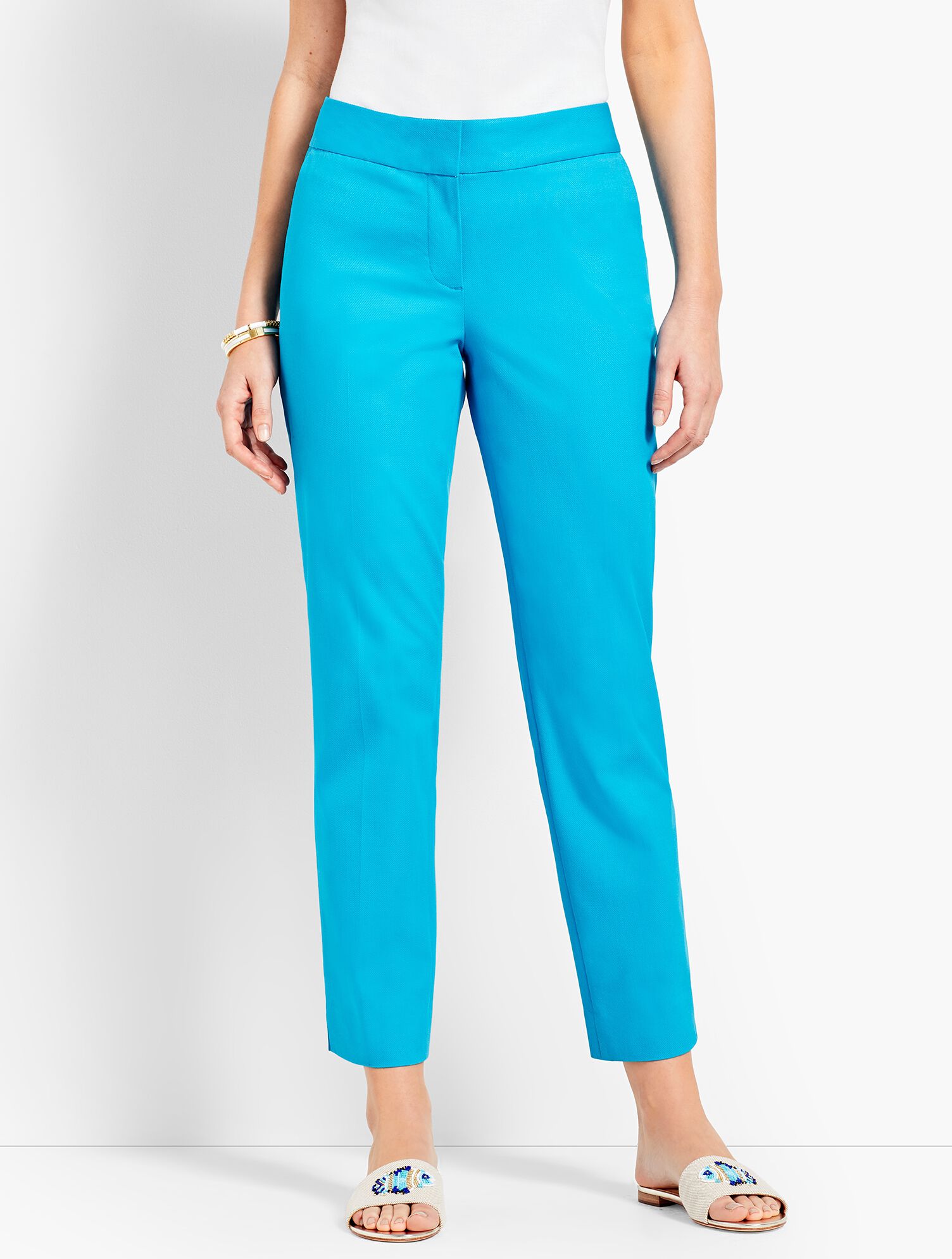 Cotton Piqu&eacute; Slim Crop