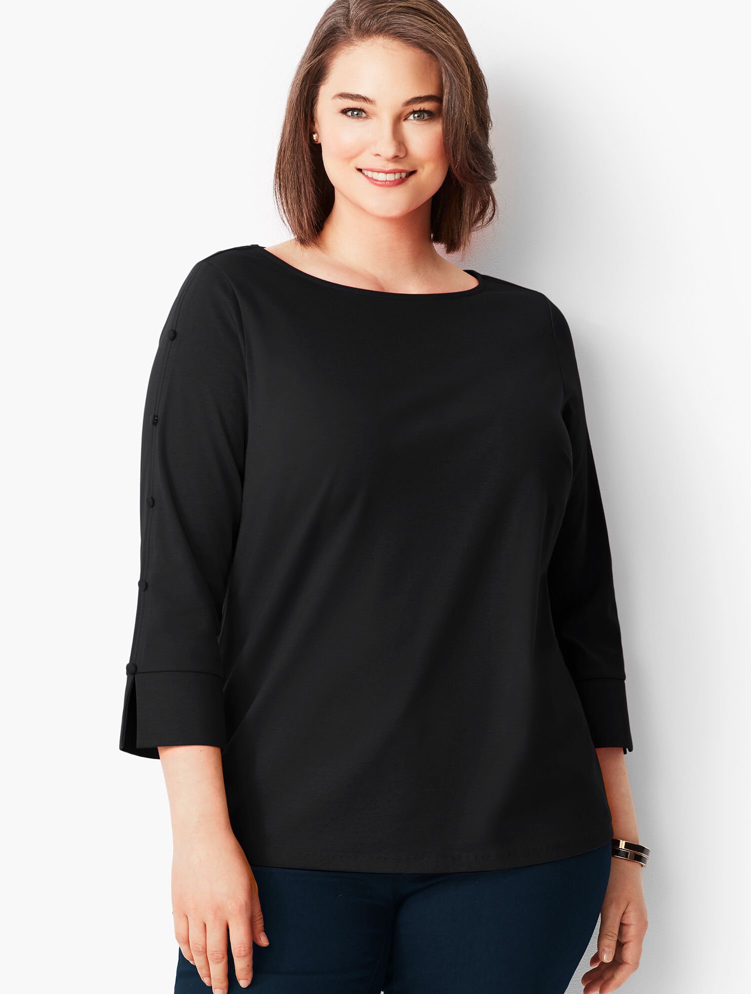Slit-Sleeve Tee