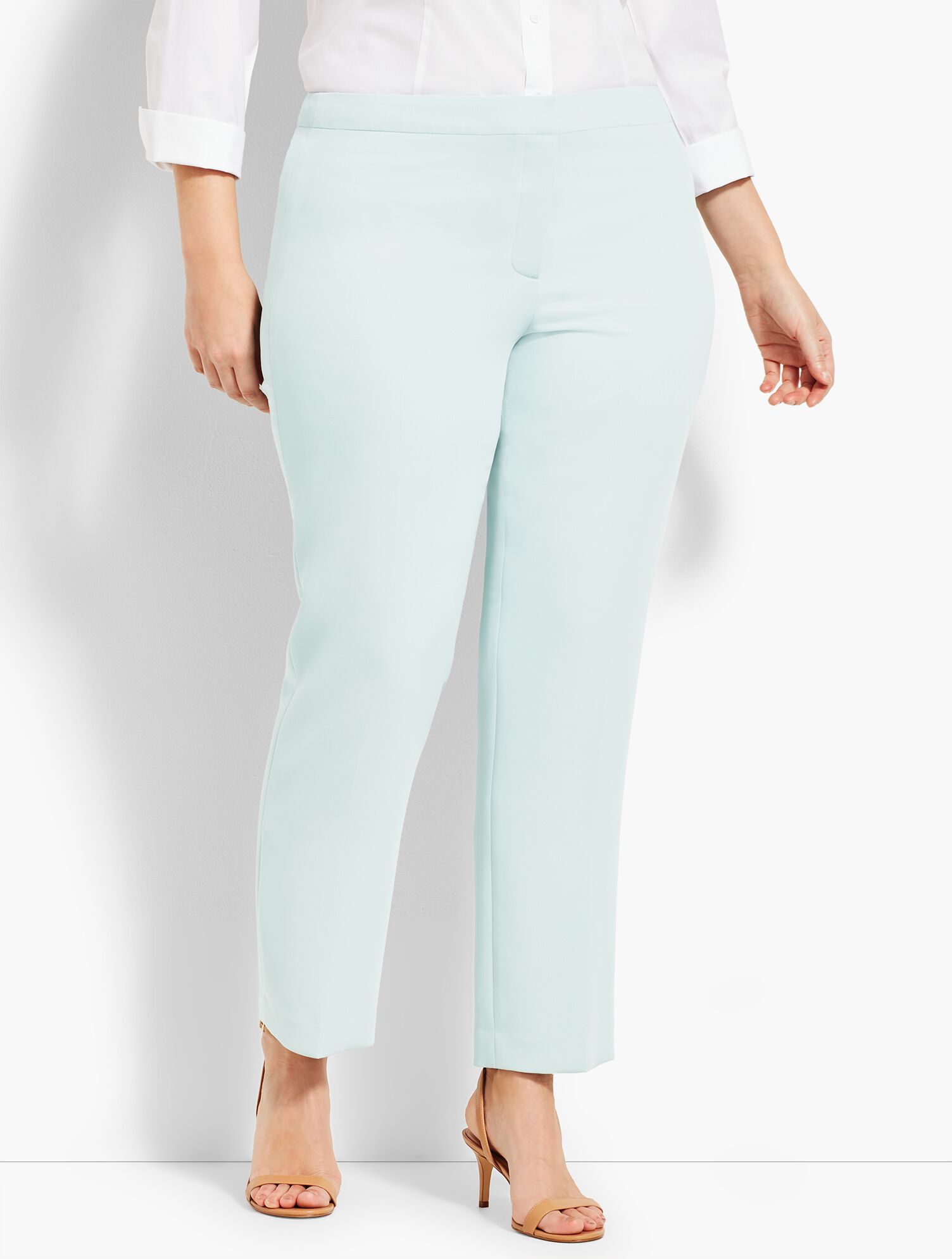 Seasonless Crepe Straight-Leg Pant