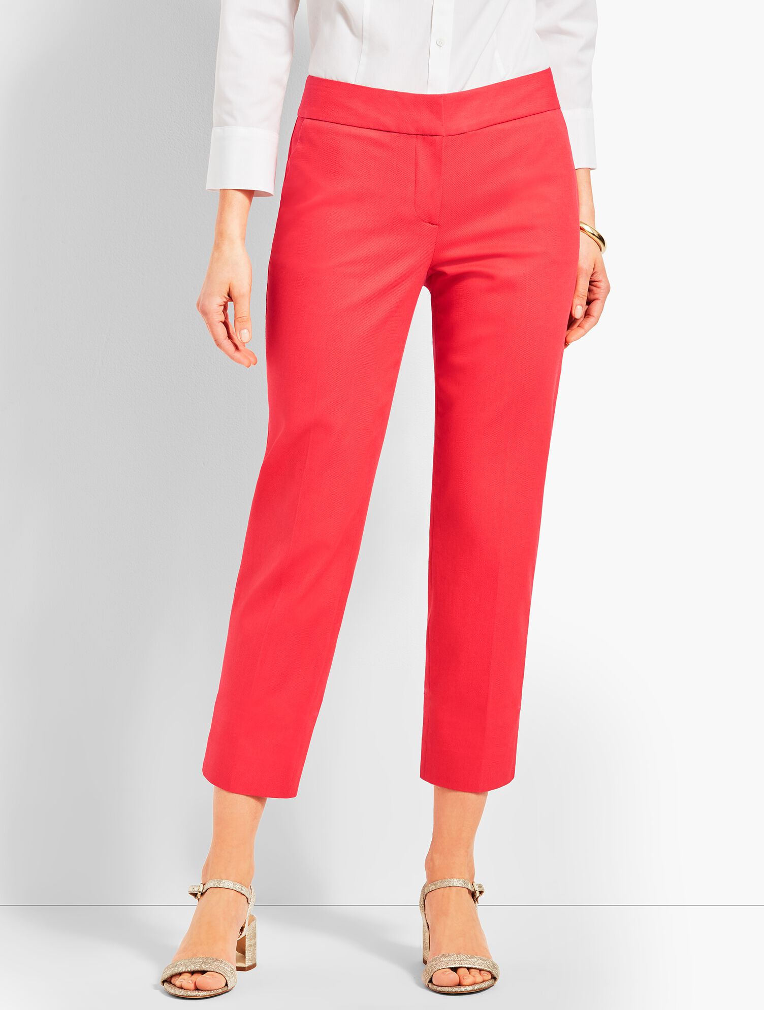 Cotton Piqu&eacute; Slim Crop