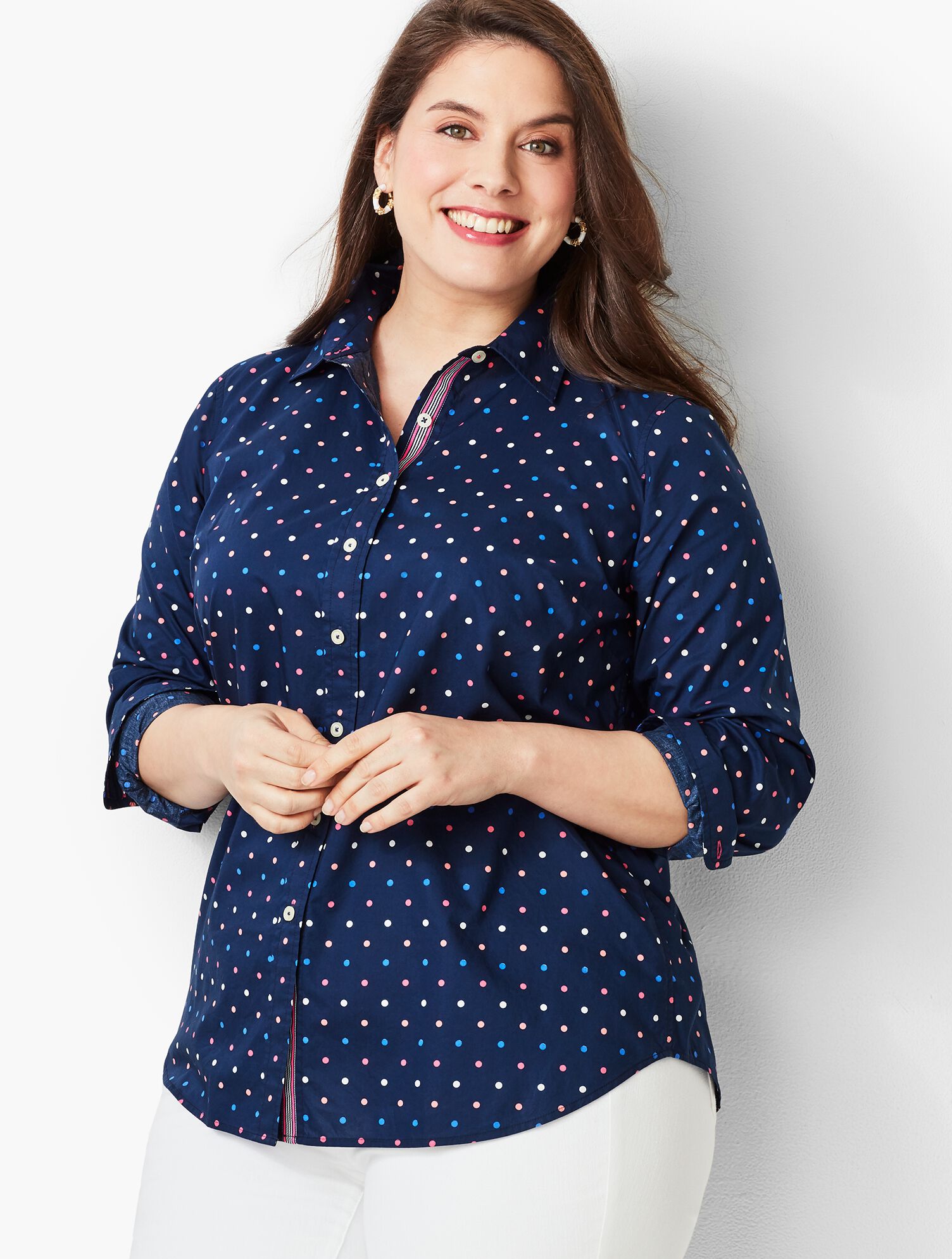 The Classic Casual Shirt - Multi-Color Clip Dots