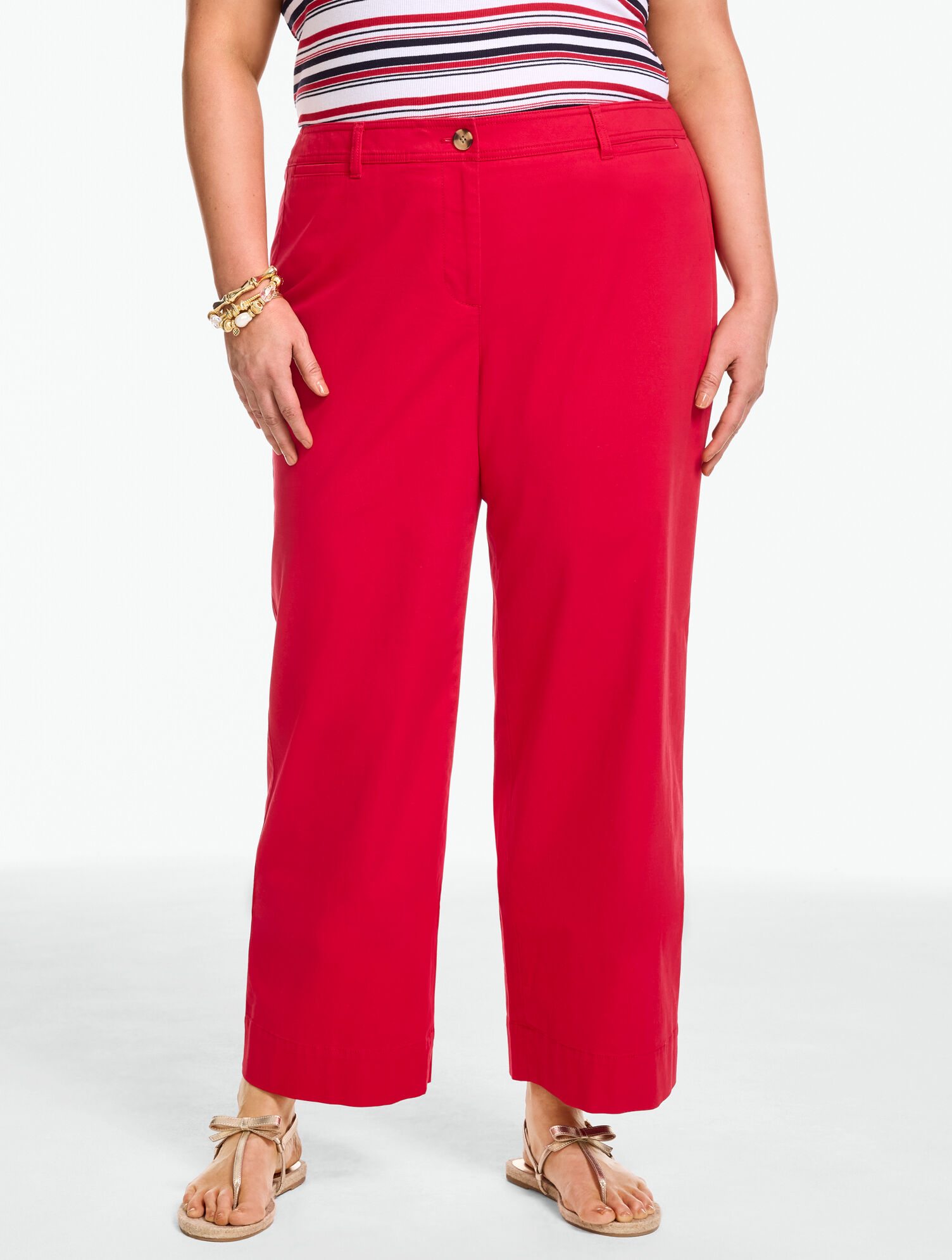 Wide Ankle Heritage Twill Pants