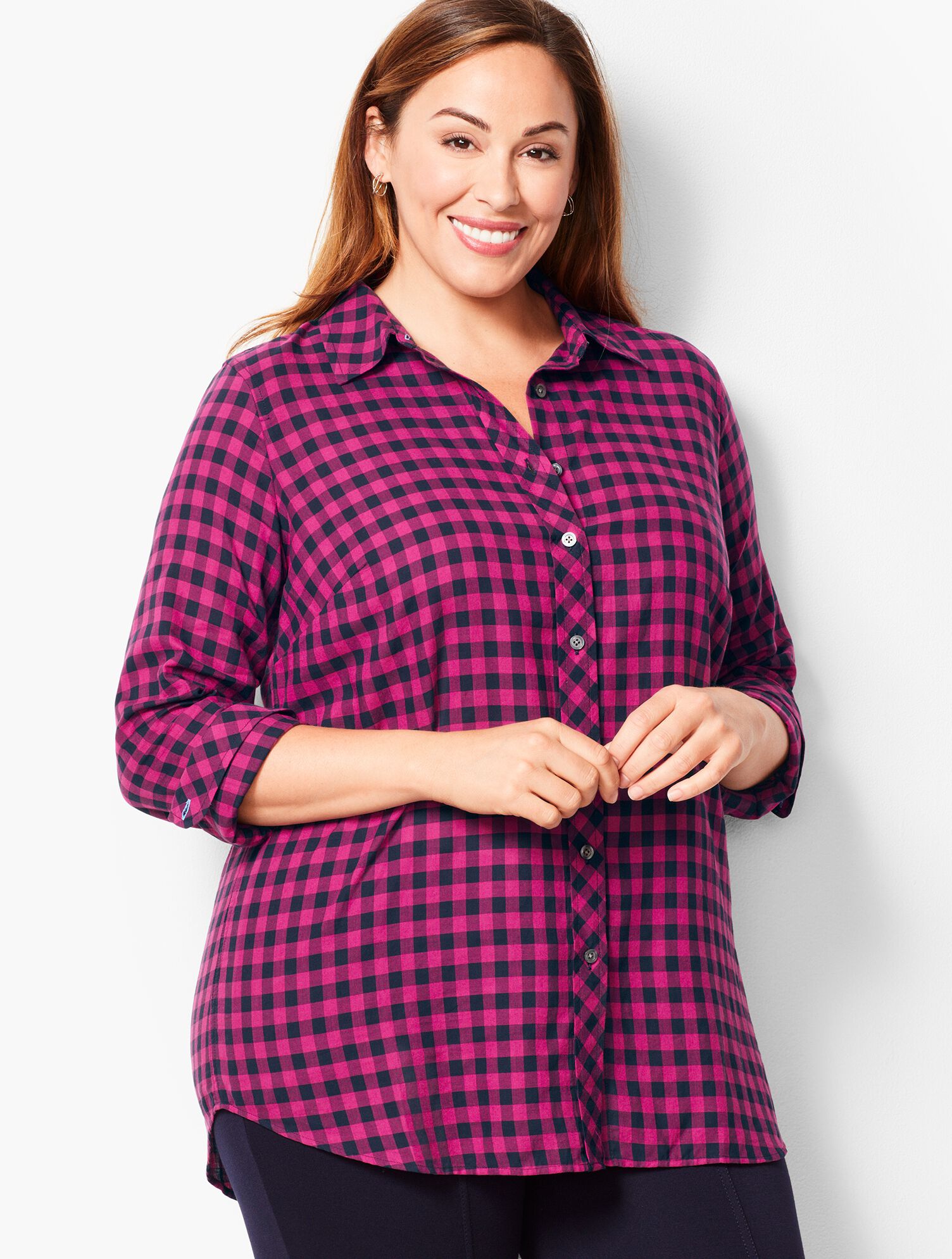 Classic Cotton Gingham Shirt