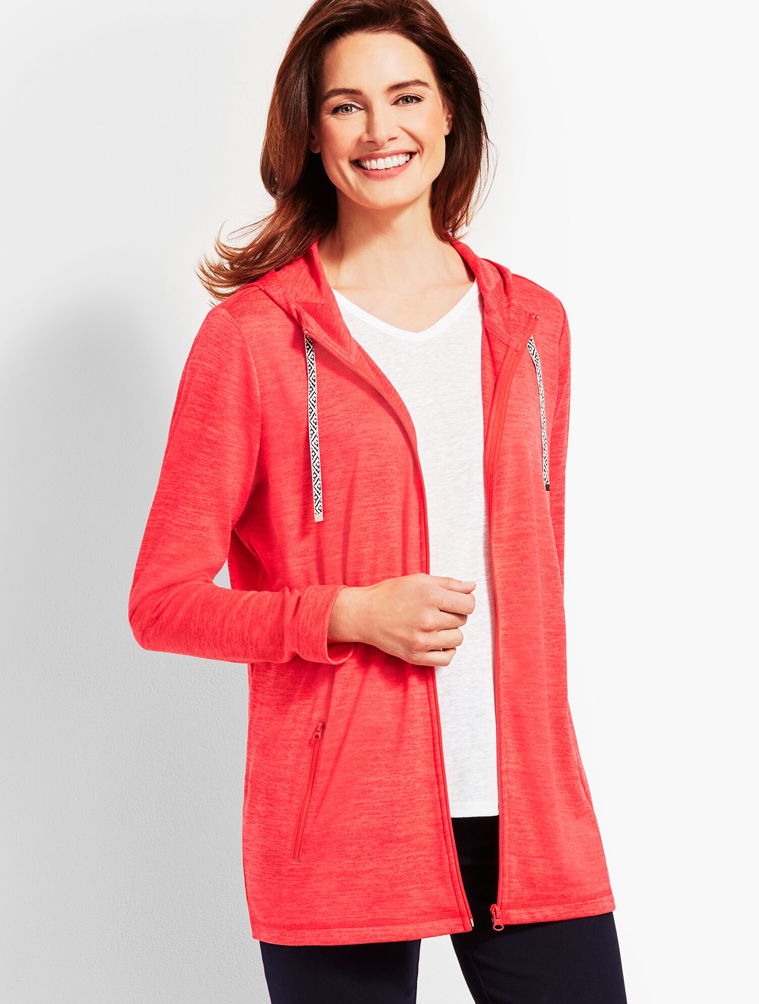 Soft-Drape Jersey Jacket
