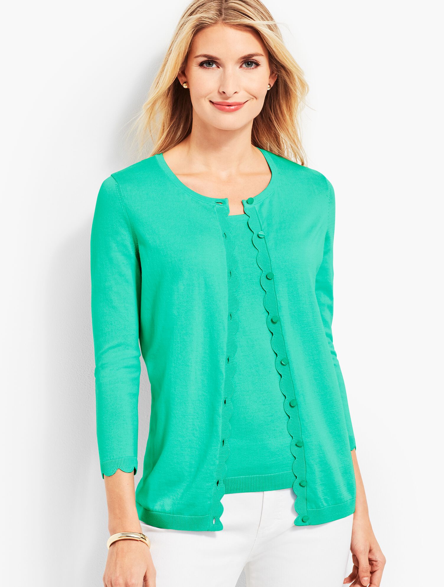 Charming Cardigan - Scalloped Edge