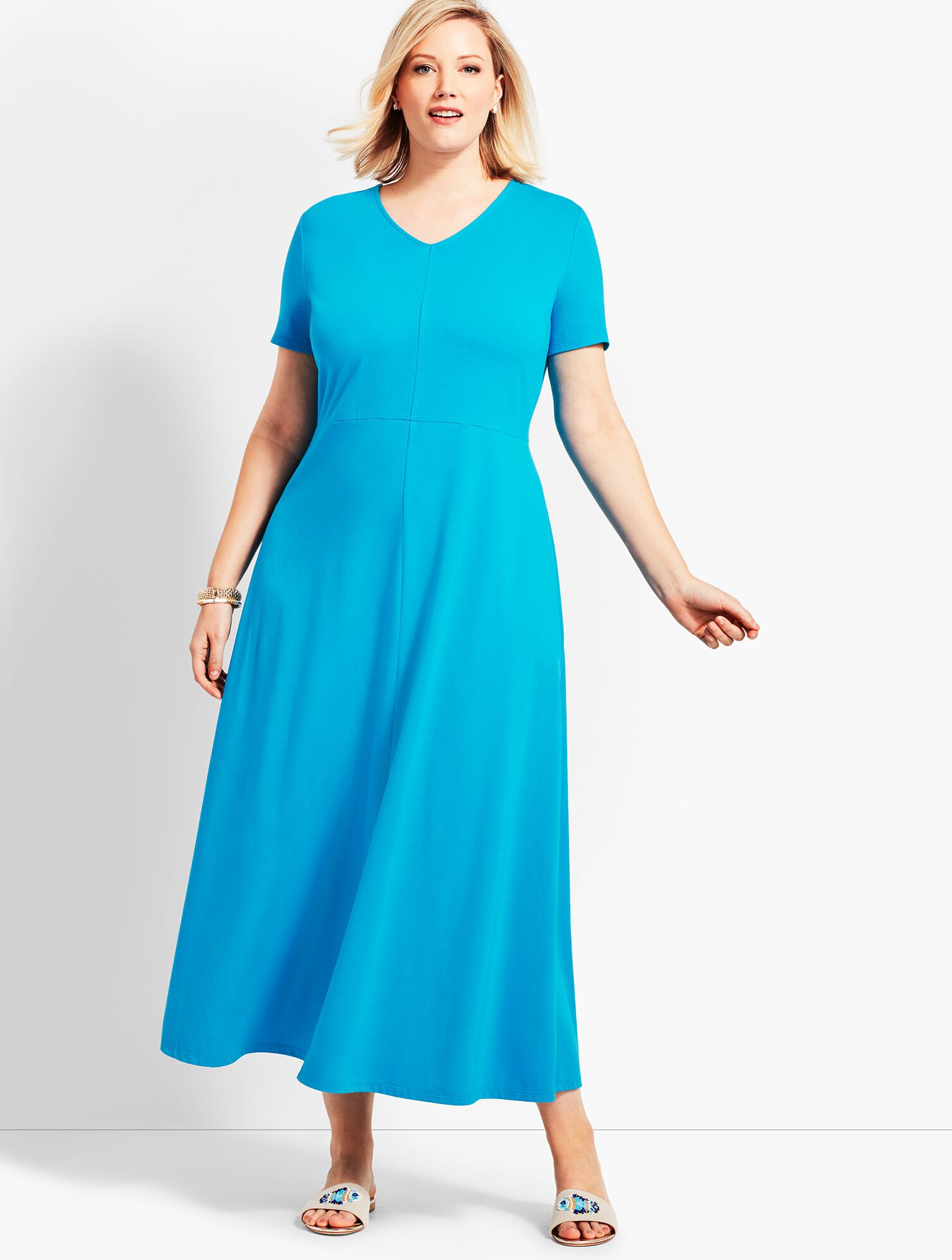 Woman Exclusive Casual Jersey Maxi Dress