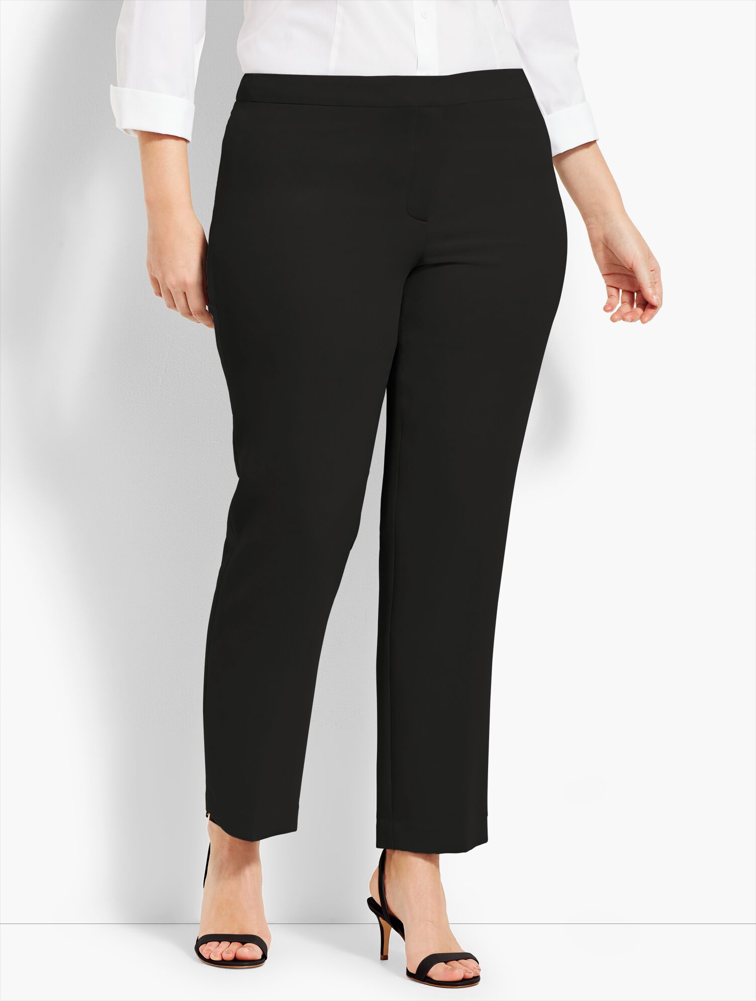 Seasonless Crepe Straight-Leg Pant
