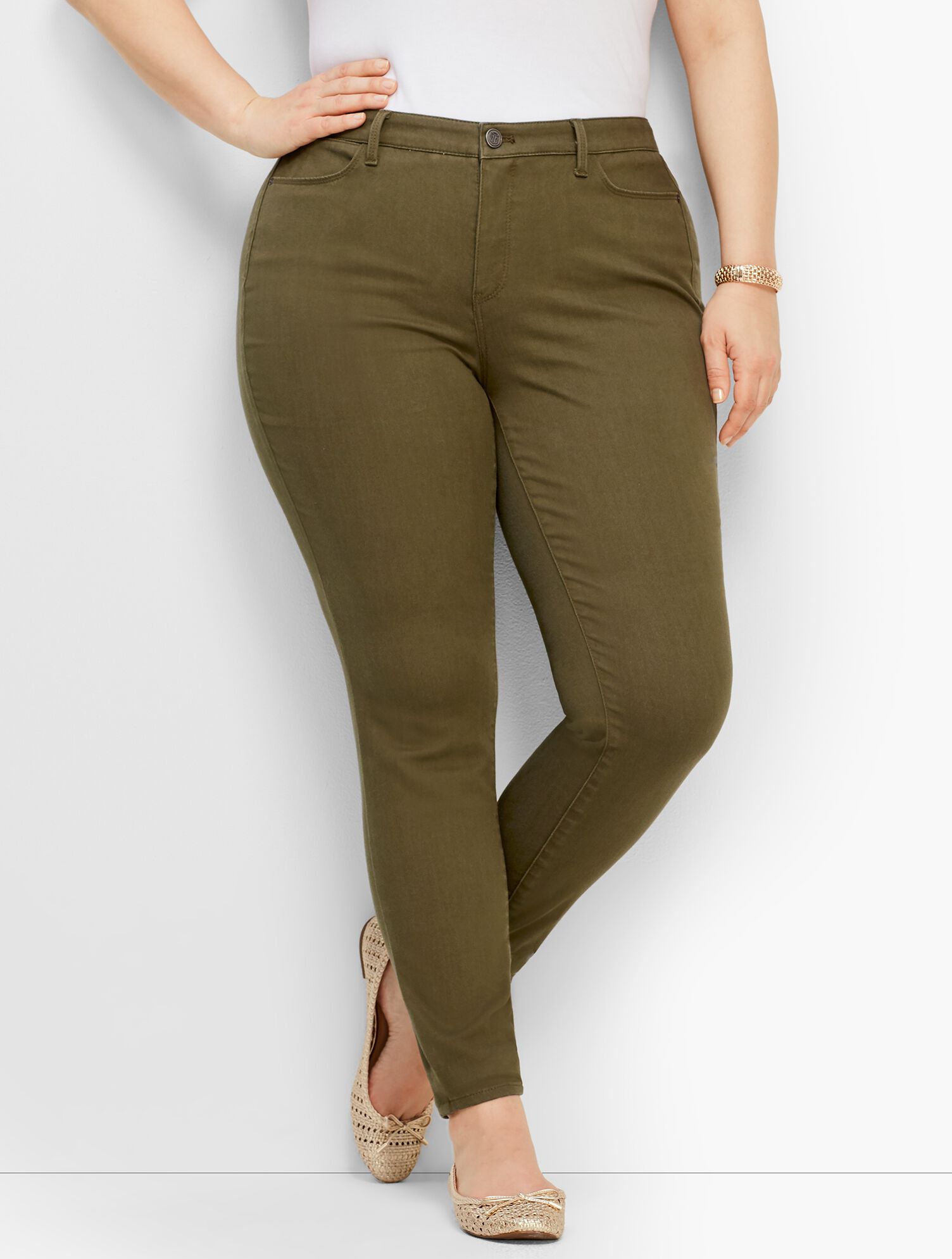 Comfort Stretch Denim Jeggings - Colored