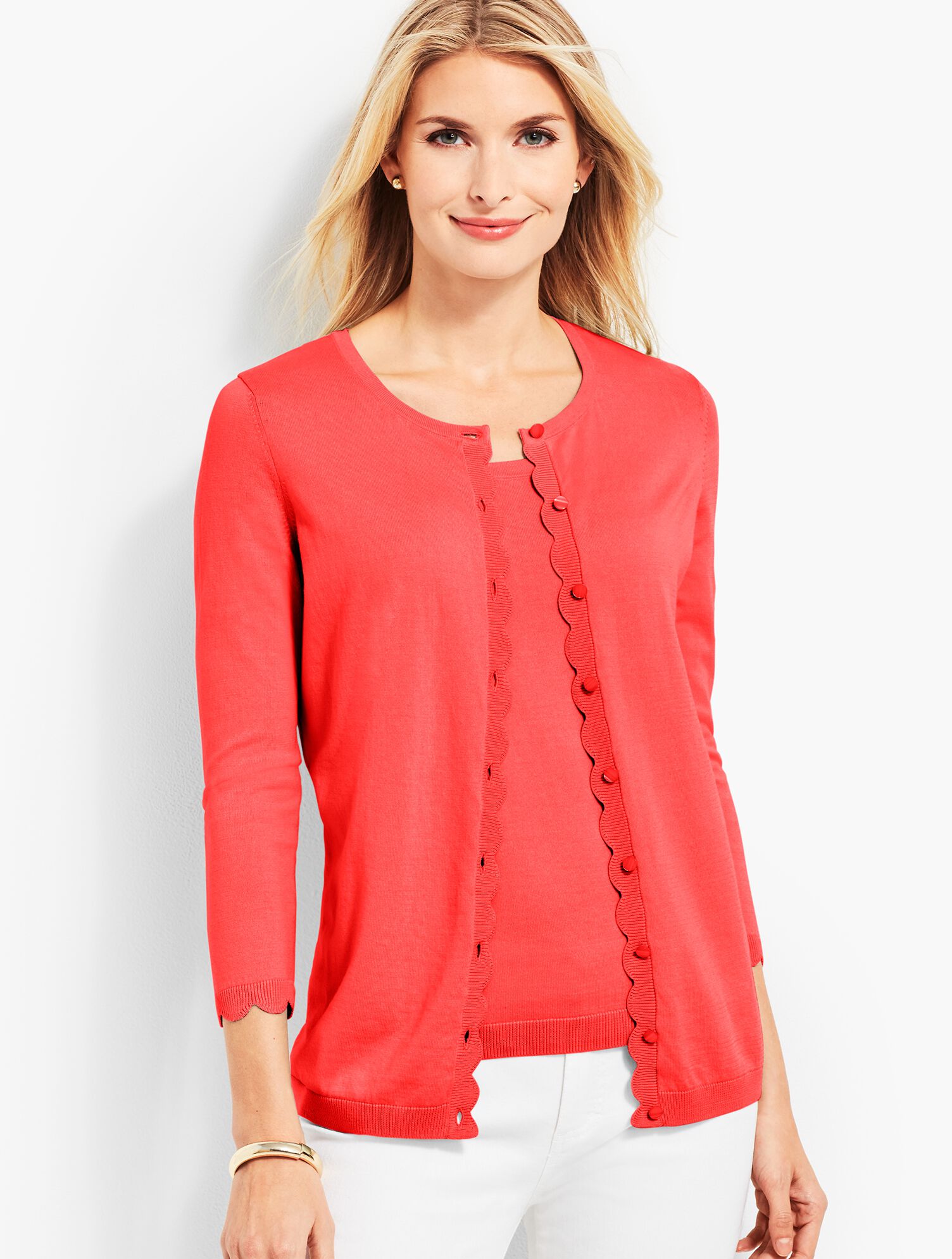 Charming Cardigan - Scalloped Edge