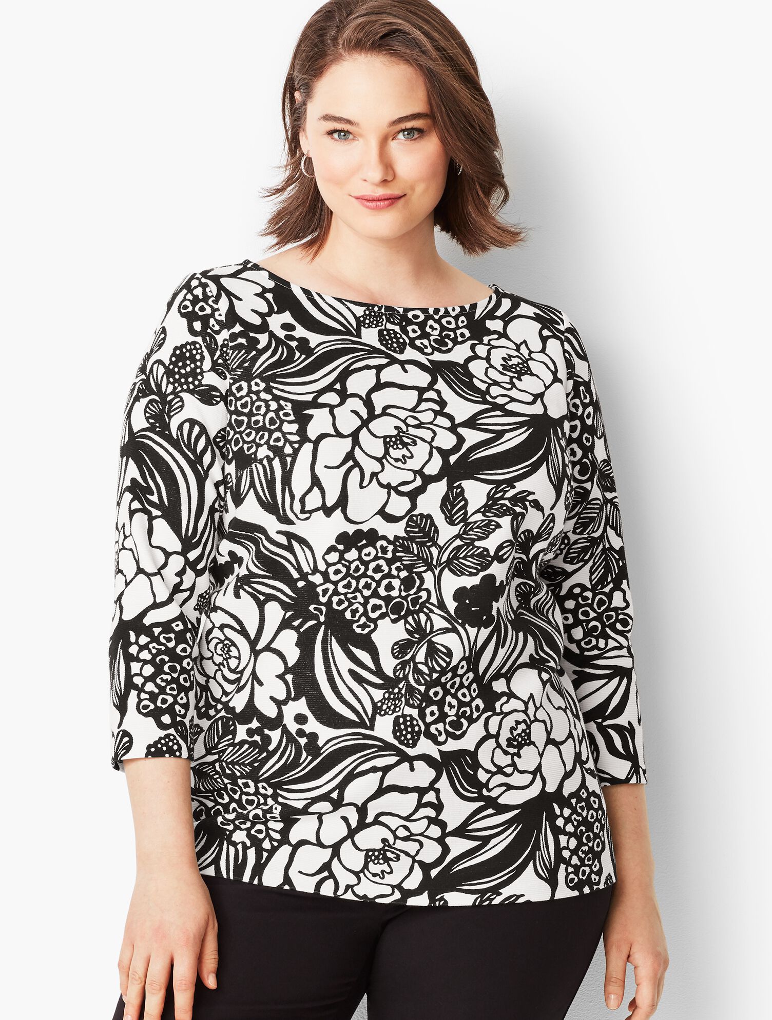 Abstract Floral Tee