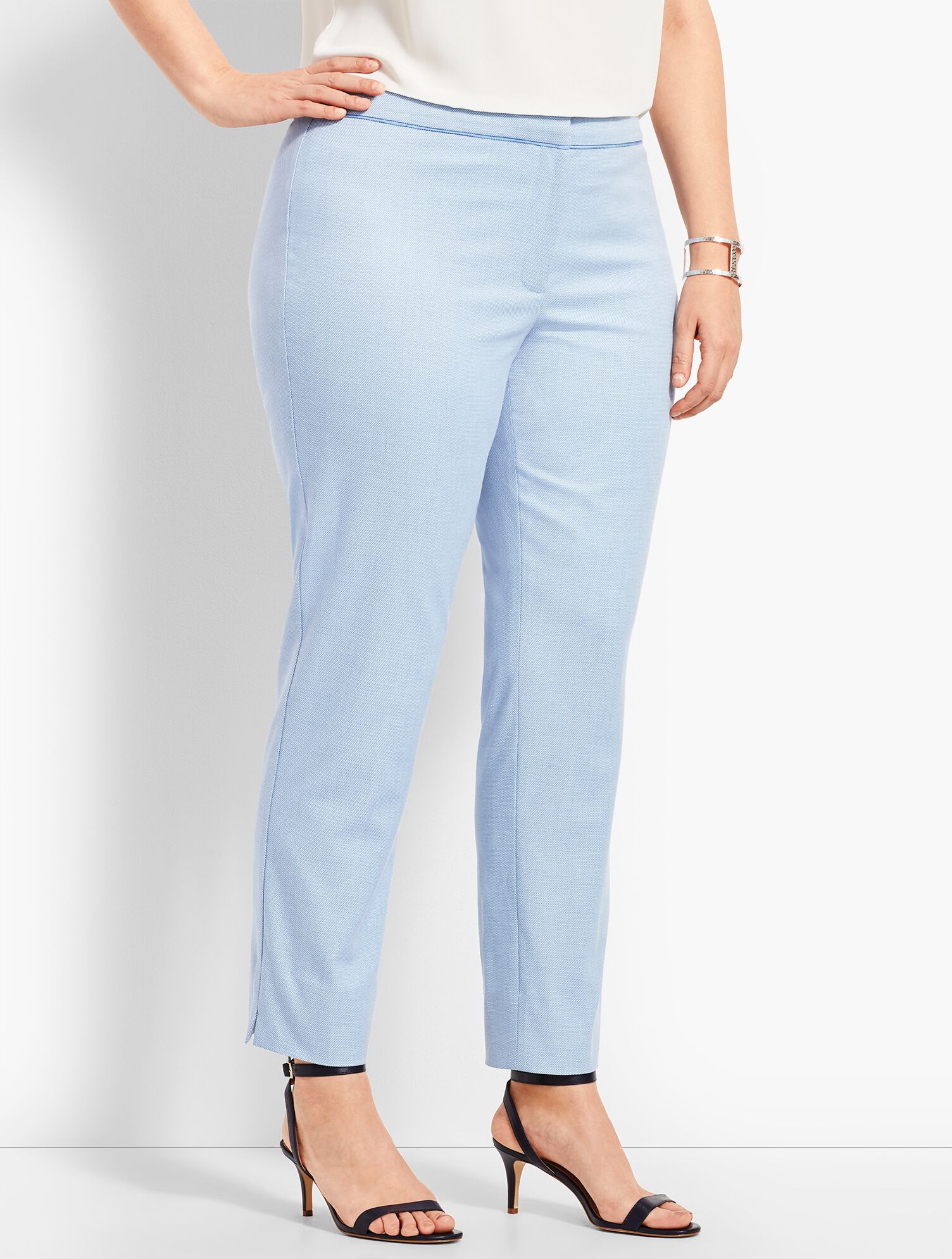 Birdseye Slim Ankle Pant