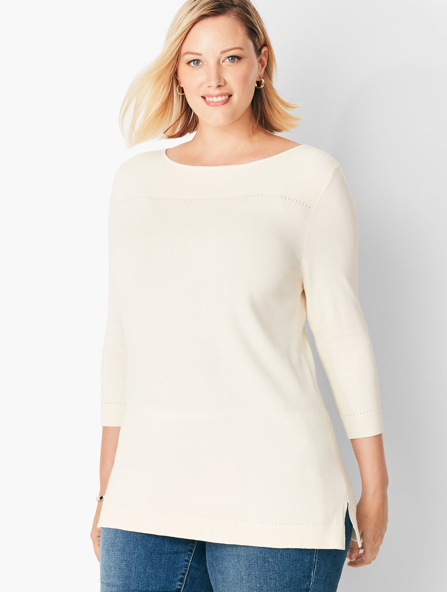 Plus Size Ribbed Sweater