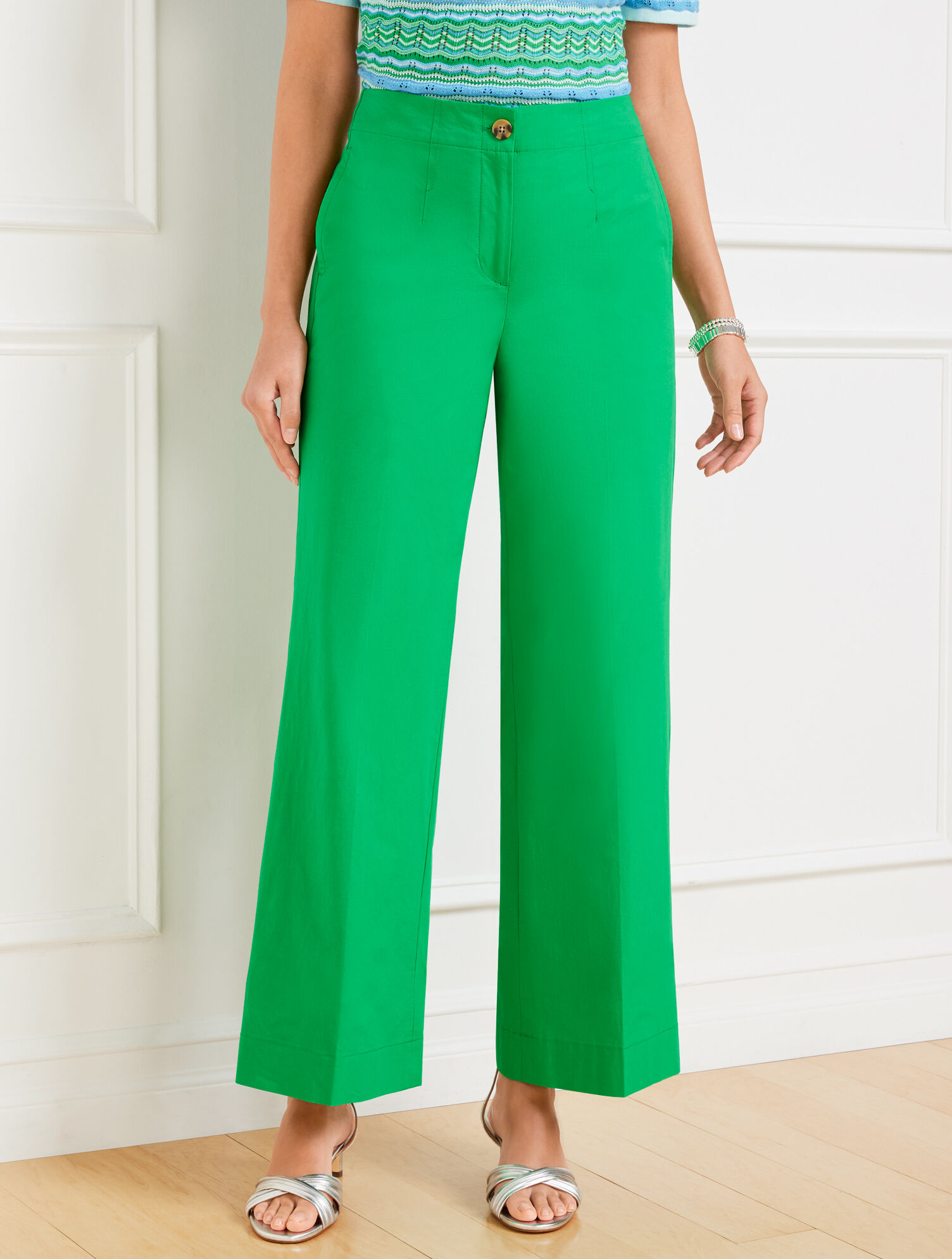 Wide Ankle Fresh Poplin Pants
