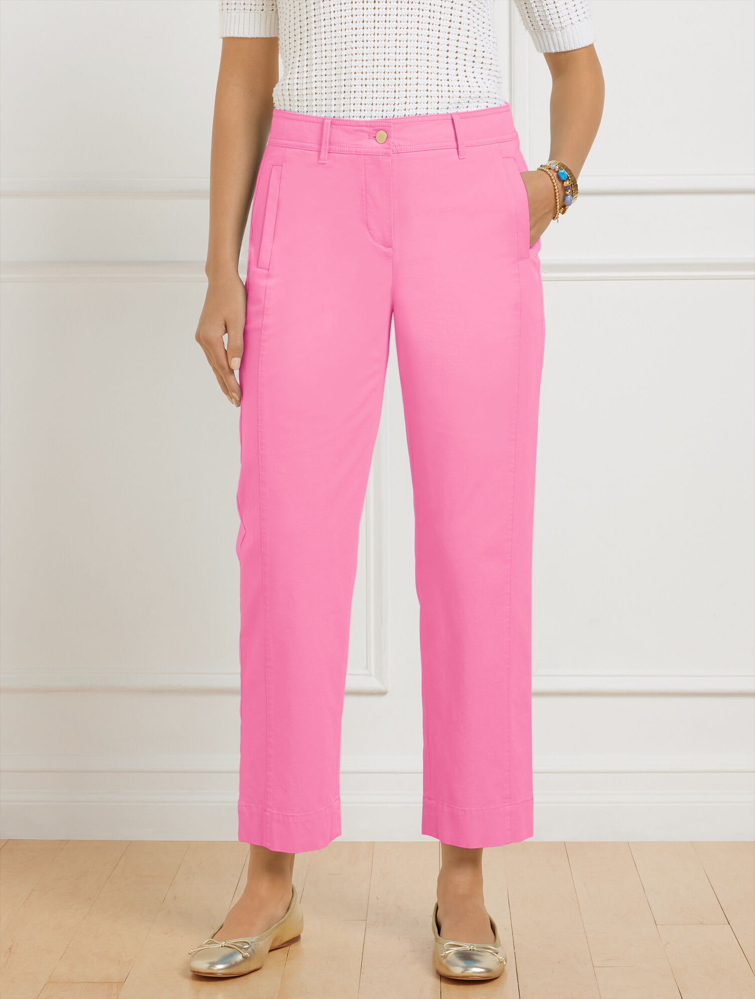 Straight Crop Pants