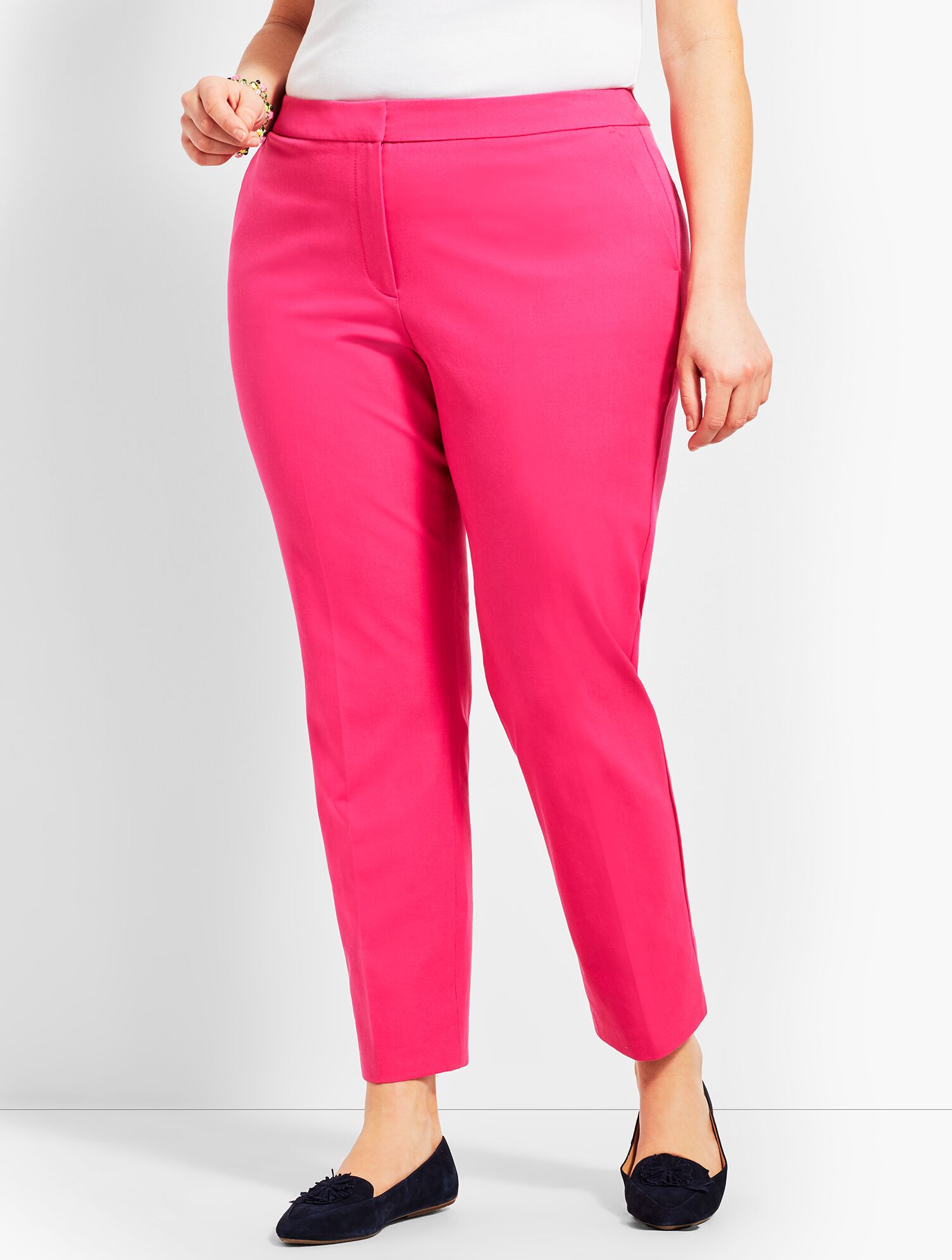 Plus Size Exclusive Talbots Hampshire Ankle Pant - Curvy Fit