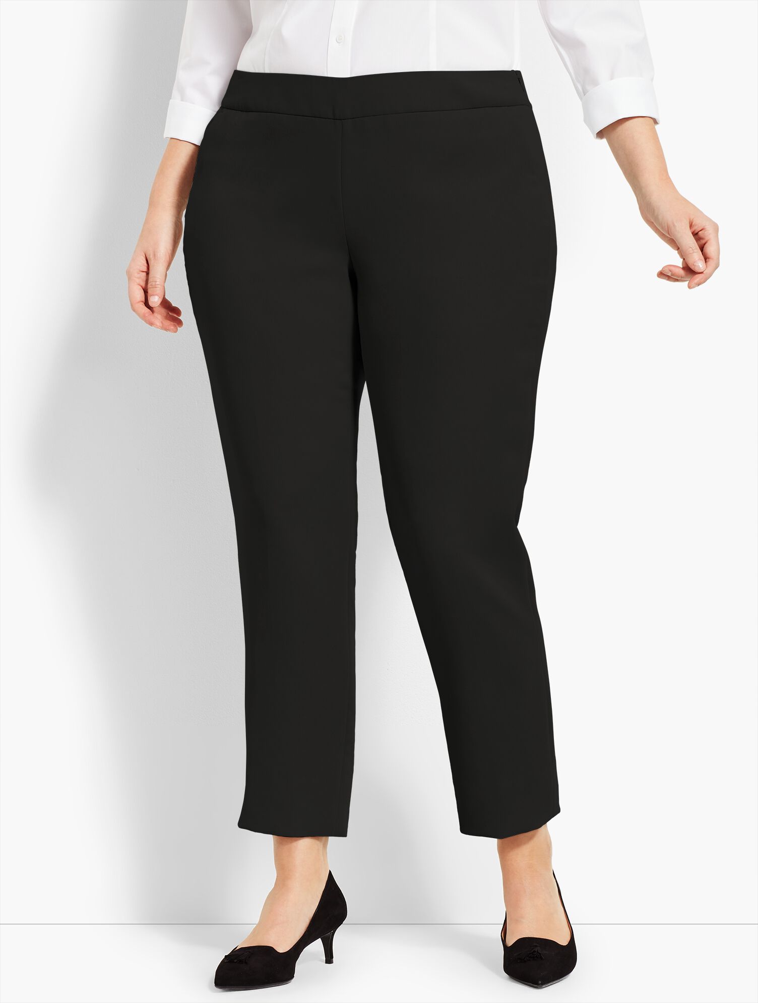 Seasonless Crepe Slim Ankle Pant