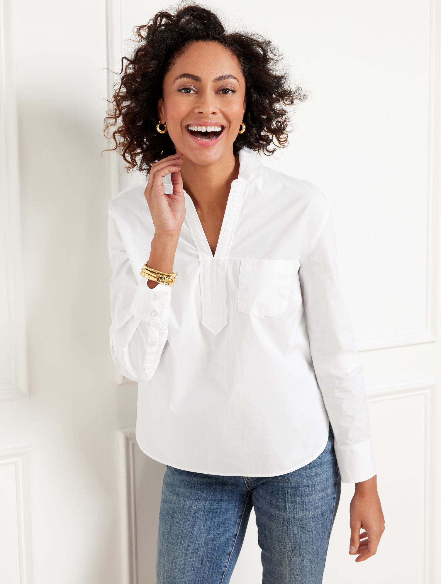 Poplin Short Shirt