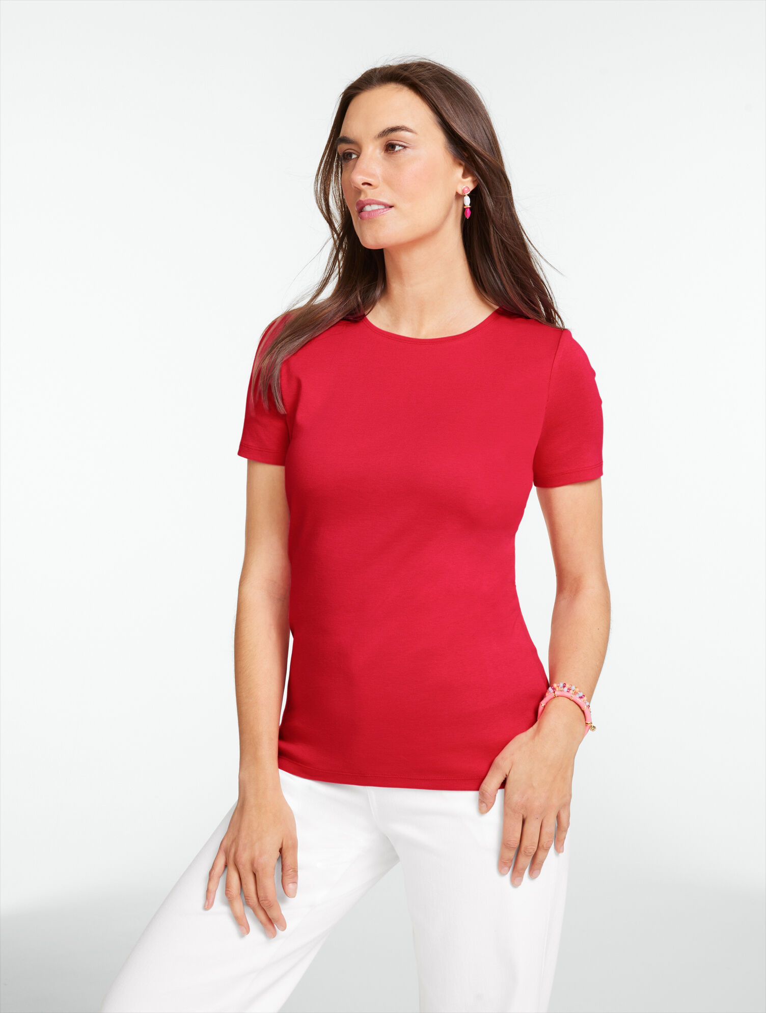 Pima Cotton Crewneck Tee