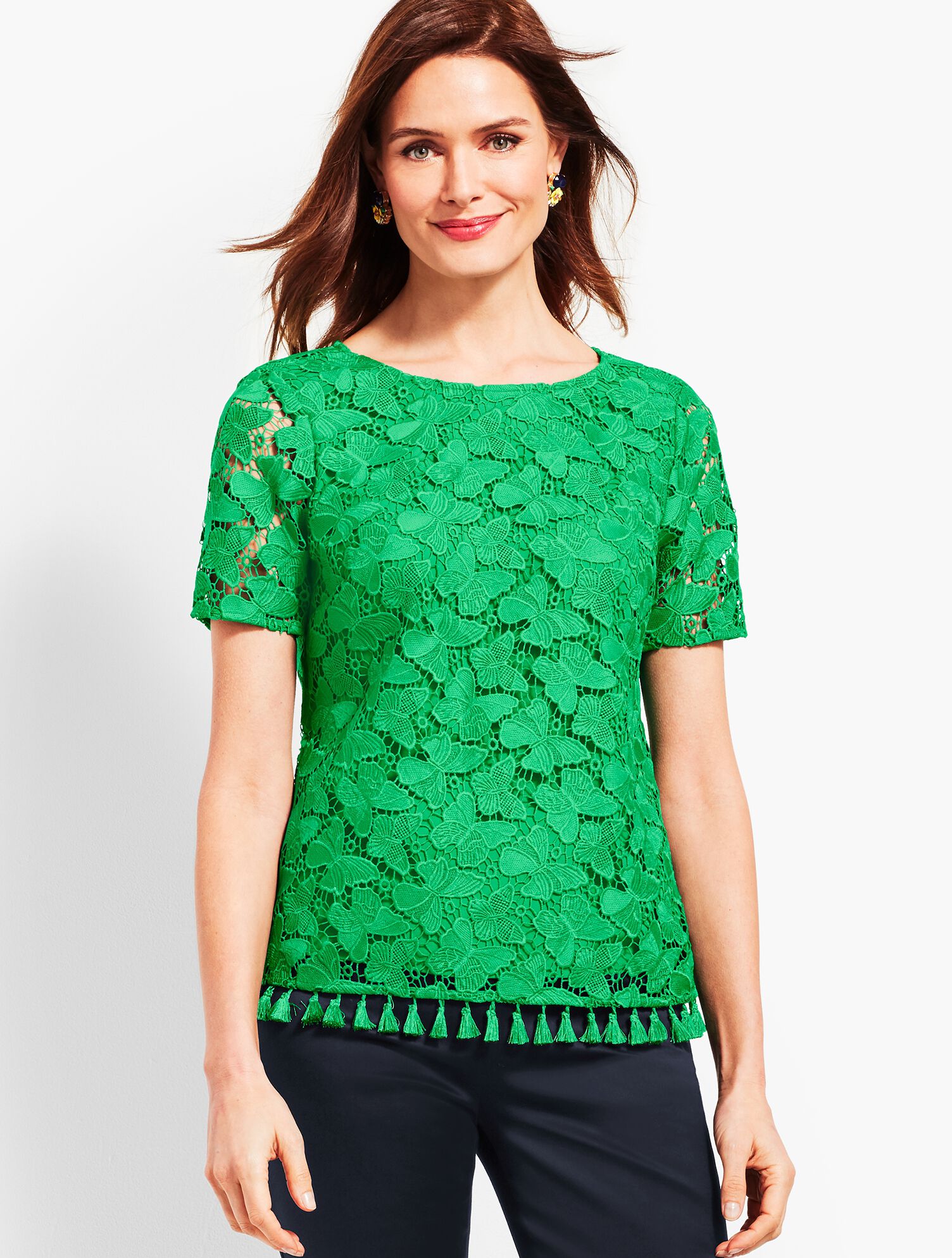 Tassel-Hem Top