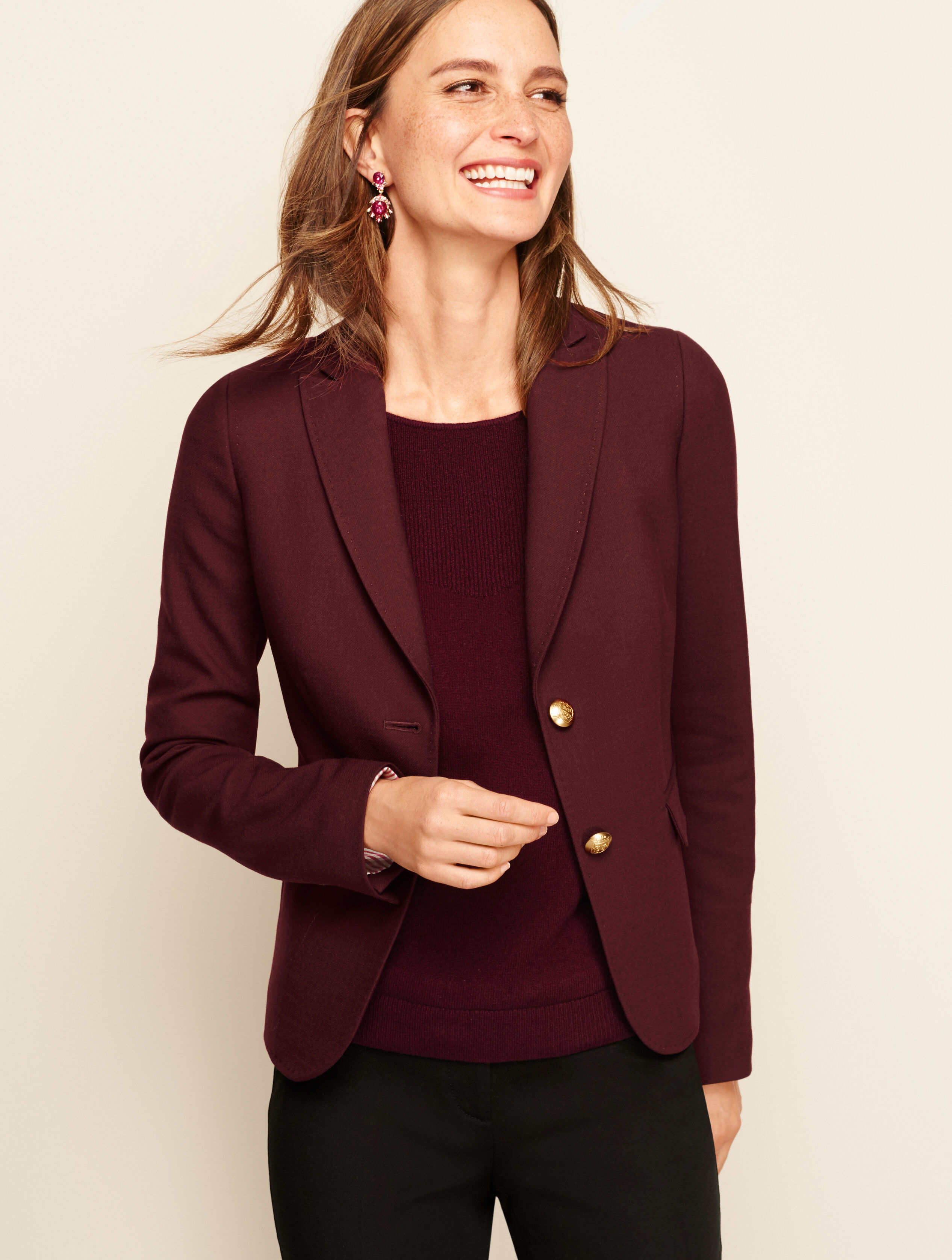 Wool Bi-Stretch Blazer