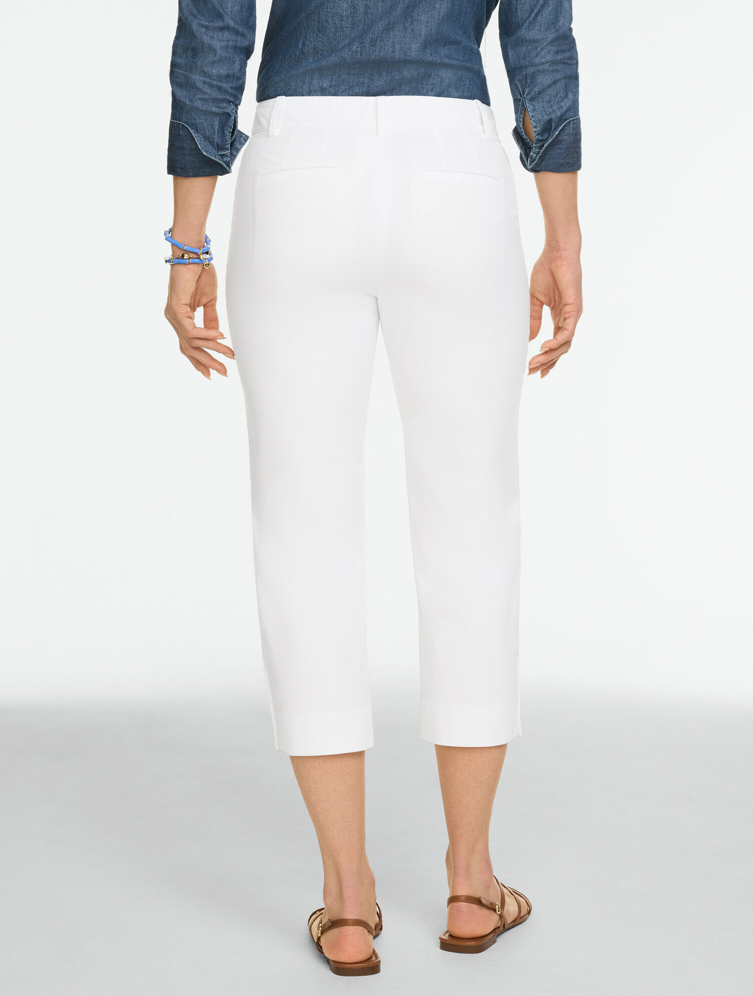 Twill Capri Pants