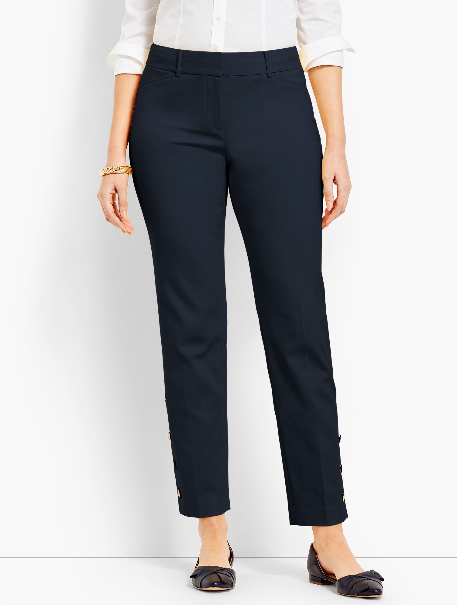 Talbots Hampshire Ankle - Curvy Fit/Button-Cuff