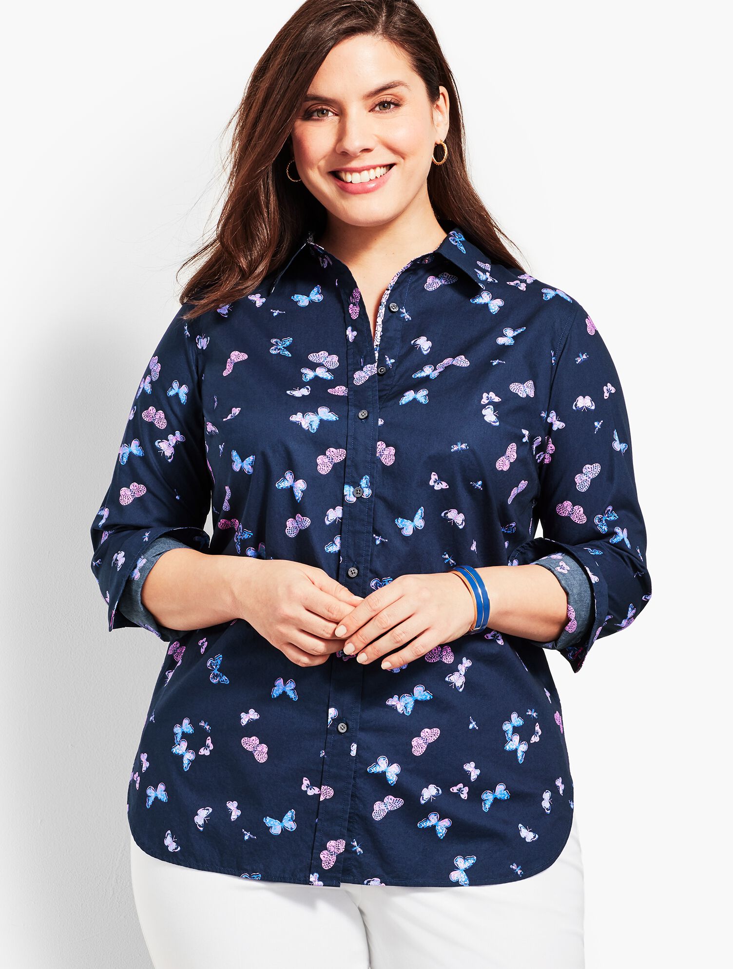 Classic Casual Shirt - Tossed Butterflies