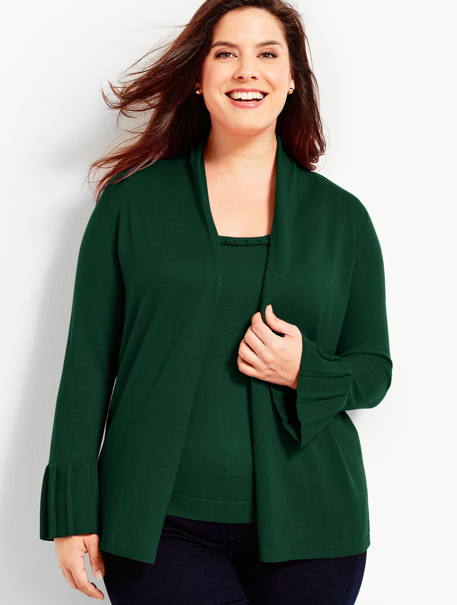 Open-Front Cardigan