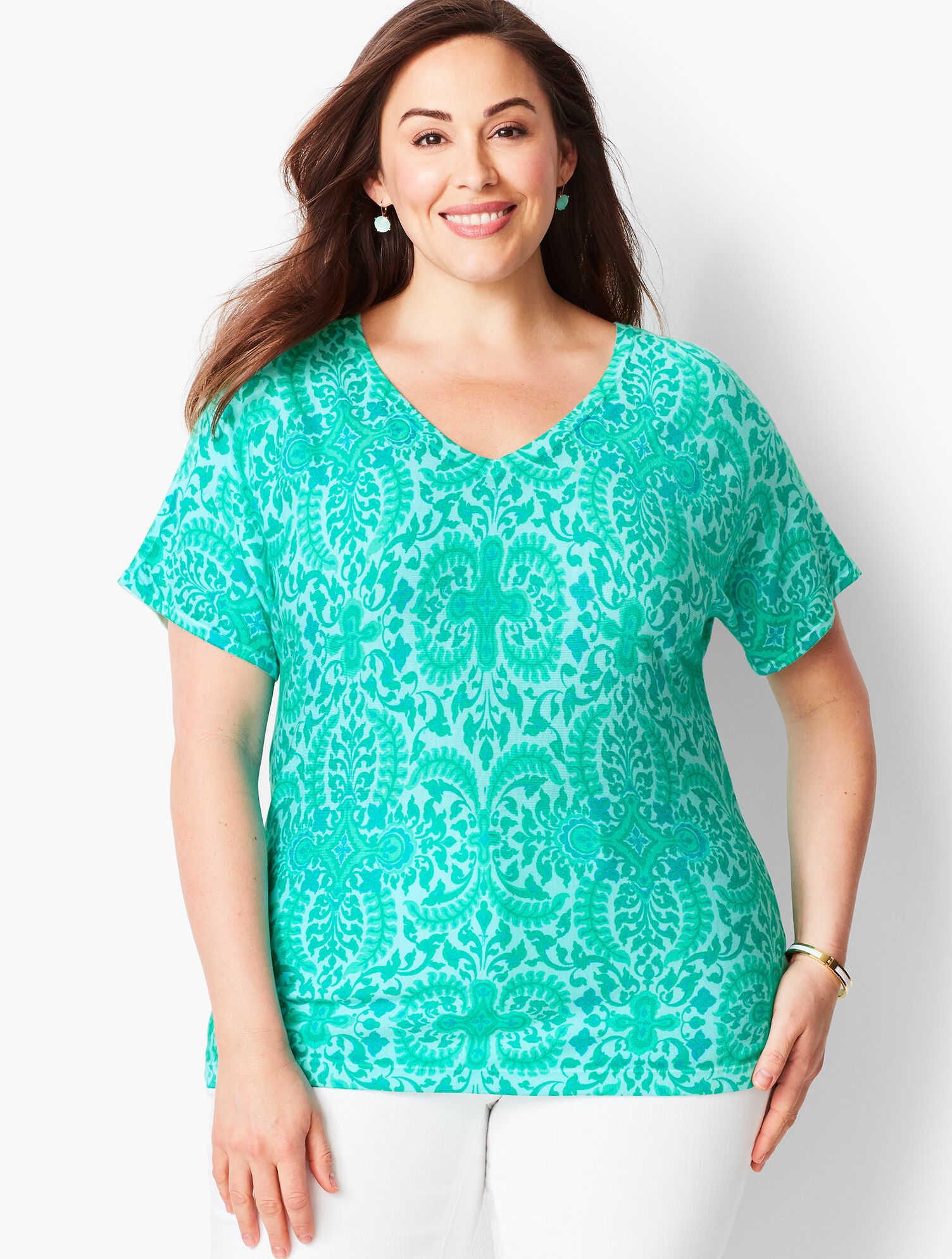 Royal Medallion V-Neck Sweater