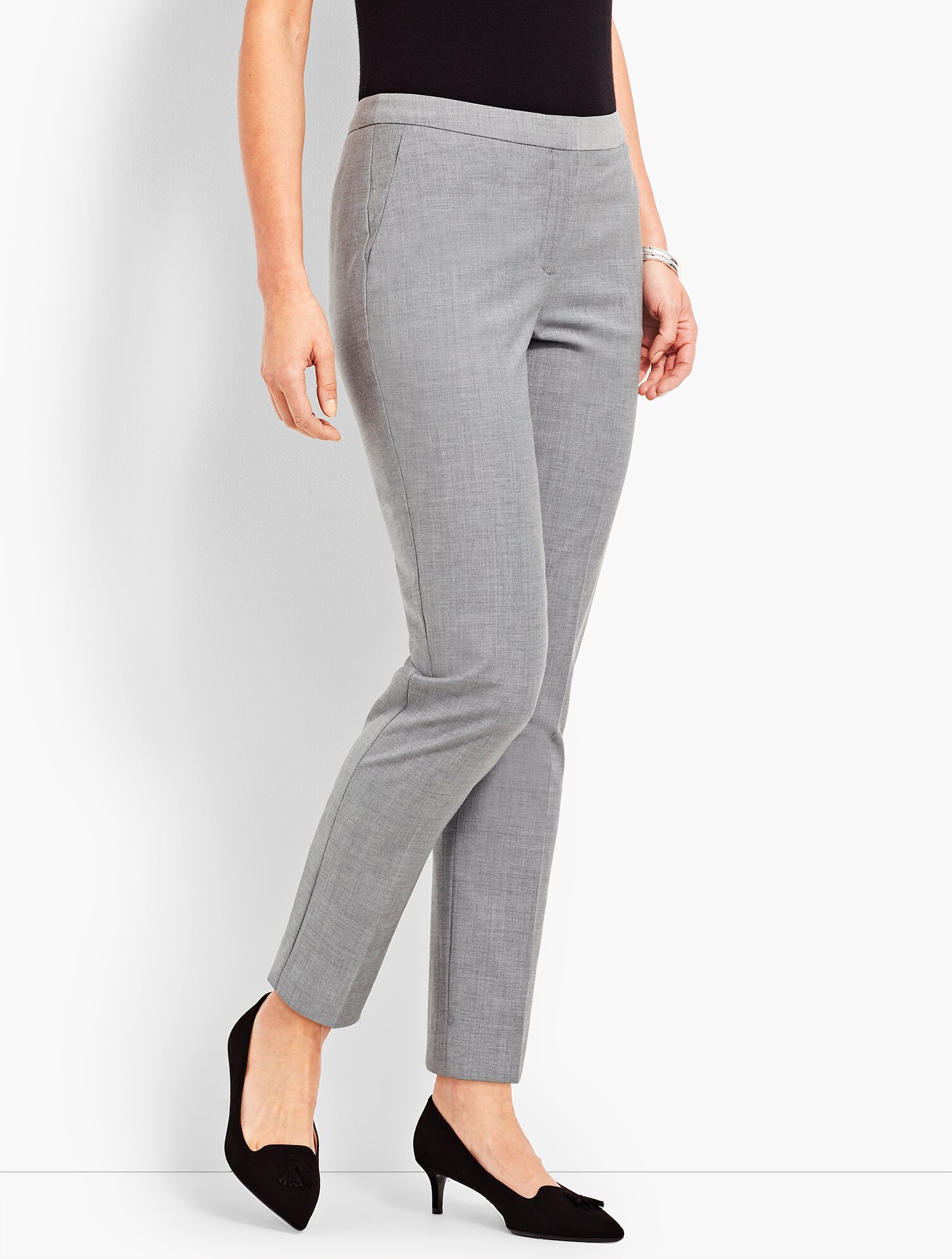 Seasonless Wool Slim Ankle Pant