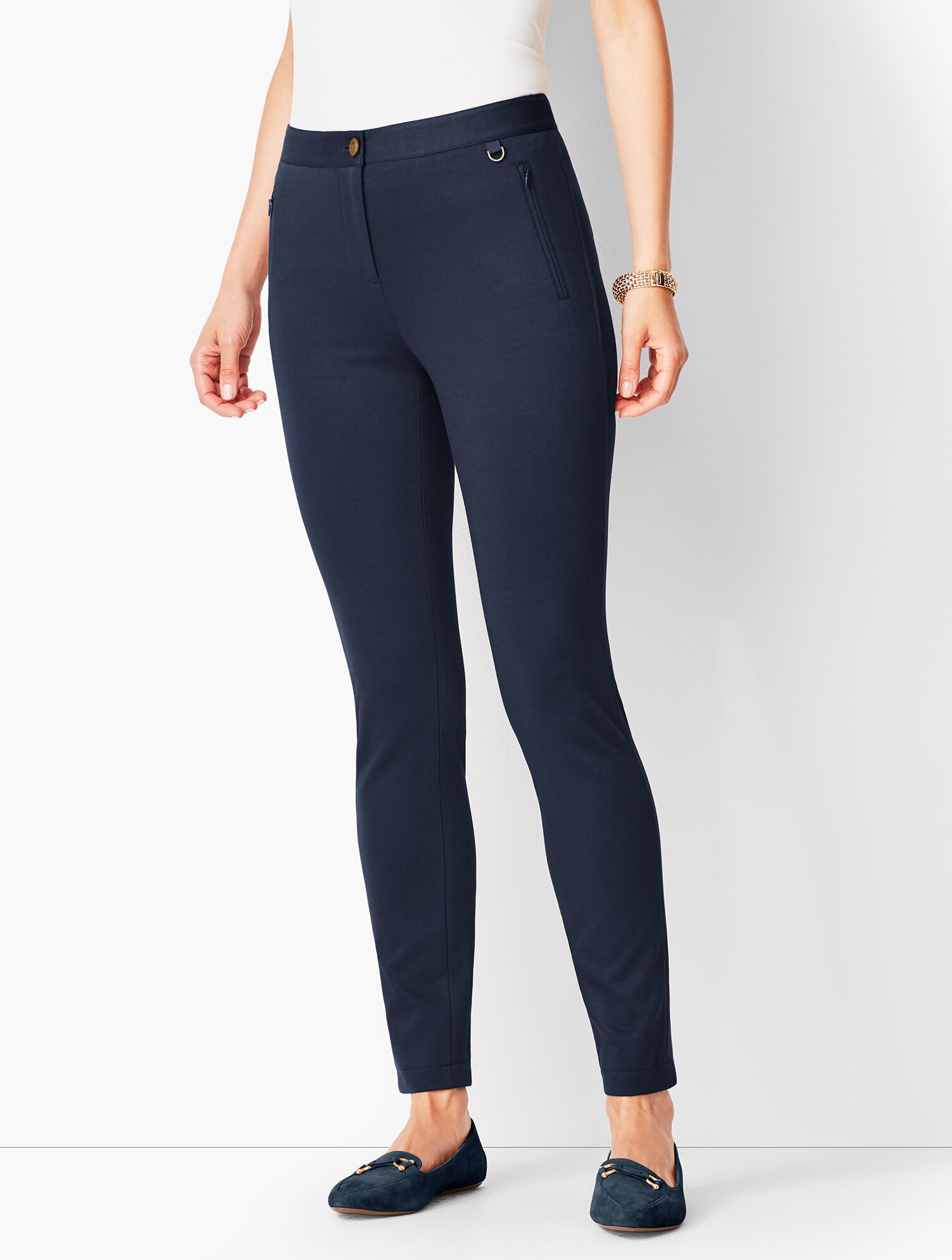 Textured Ponte Leggings